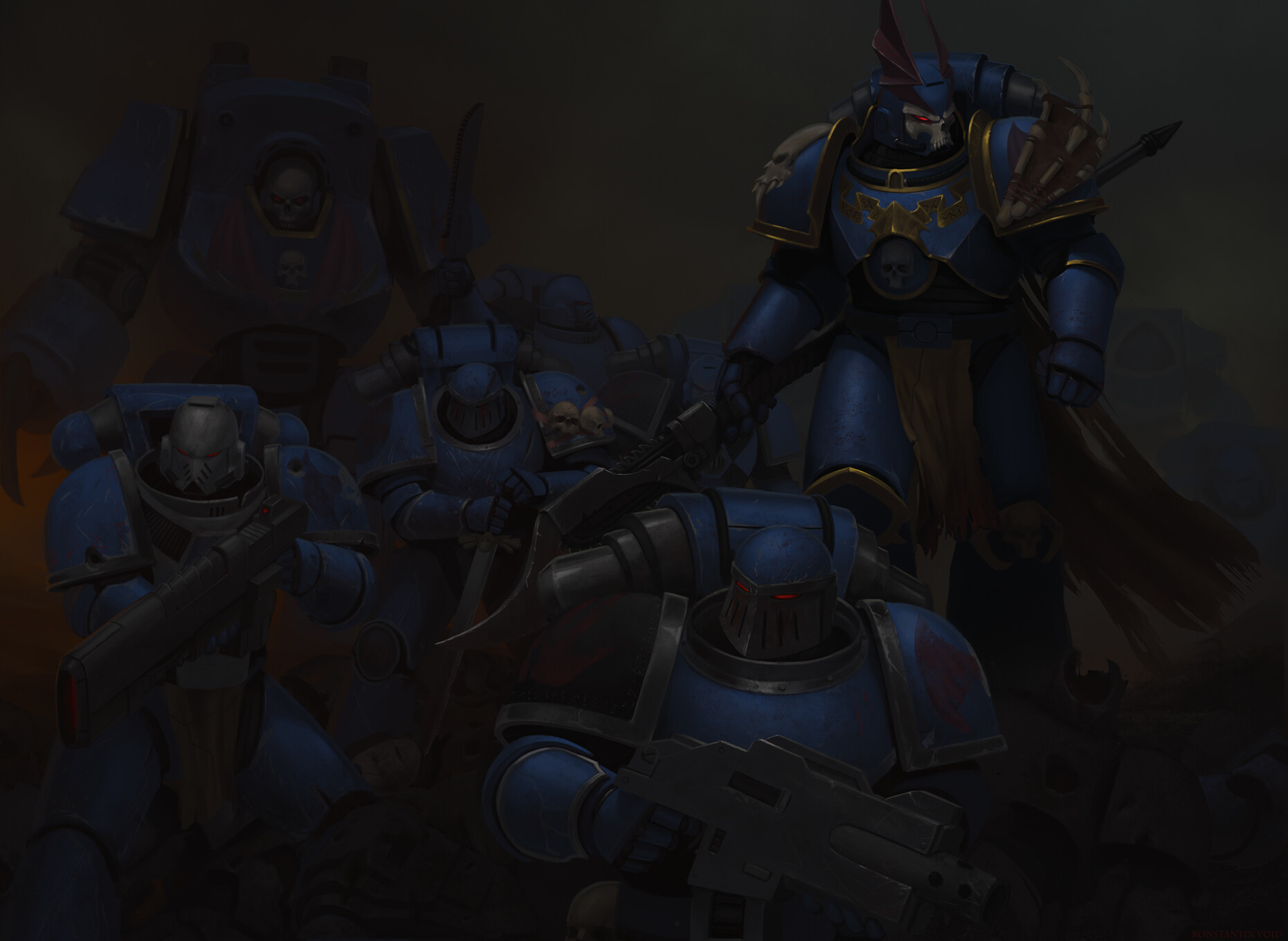 Terror of Nostramo - Warhammer 40k, Night lords, Wh Art