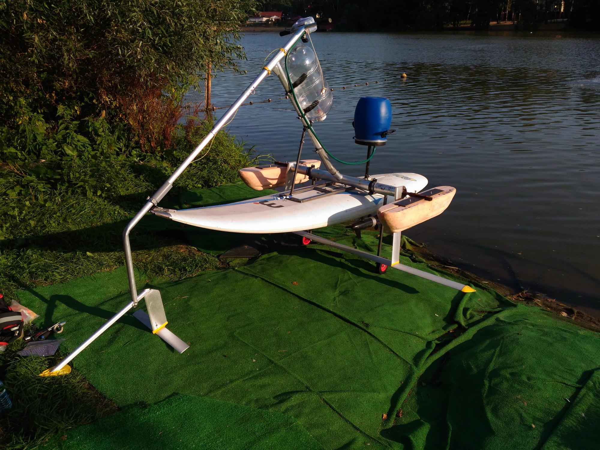 hydrofoils - Hydrofoil, Electric transport, Video, Longpost, Needlework with process