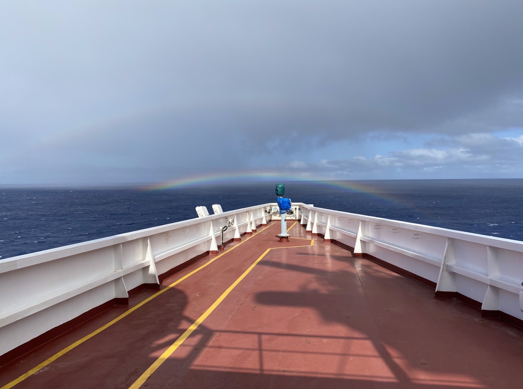 Rainbow in the sea - My, Rainbow, The photo, Sea, Longpost