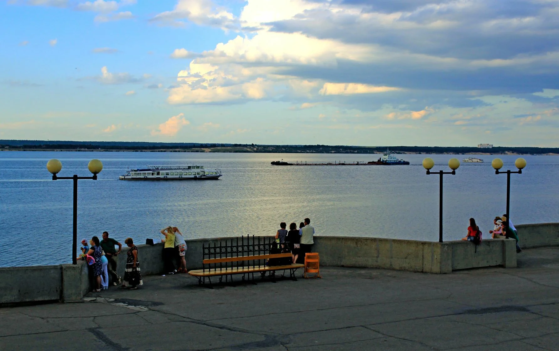 Embankment in Cheboksary - My, Cheboksary, Story, Embankment, Longpost, Volga river