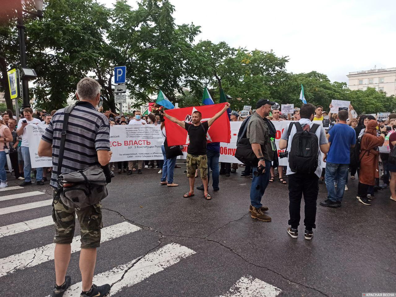 For the “Far Eastern Confederation”? Protests continued in Khabarovsk - Politics, Sergey Furgal, Khabarovsk, Rally, Reportage, Protest, Longpost