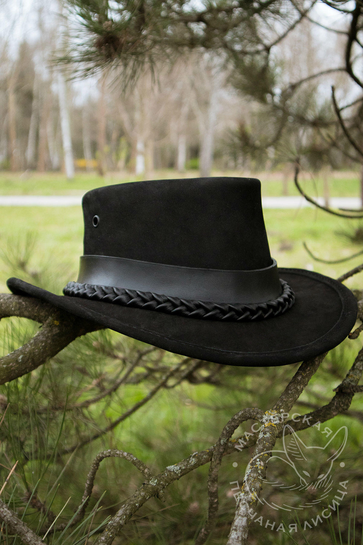 Two black hats: with and without stone :3 - My, Handmade, Hat, Leather, Craft, With your own hands, Leather products, Longpost, Needlework without process