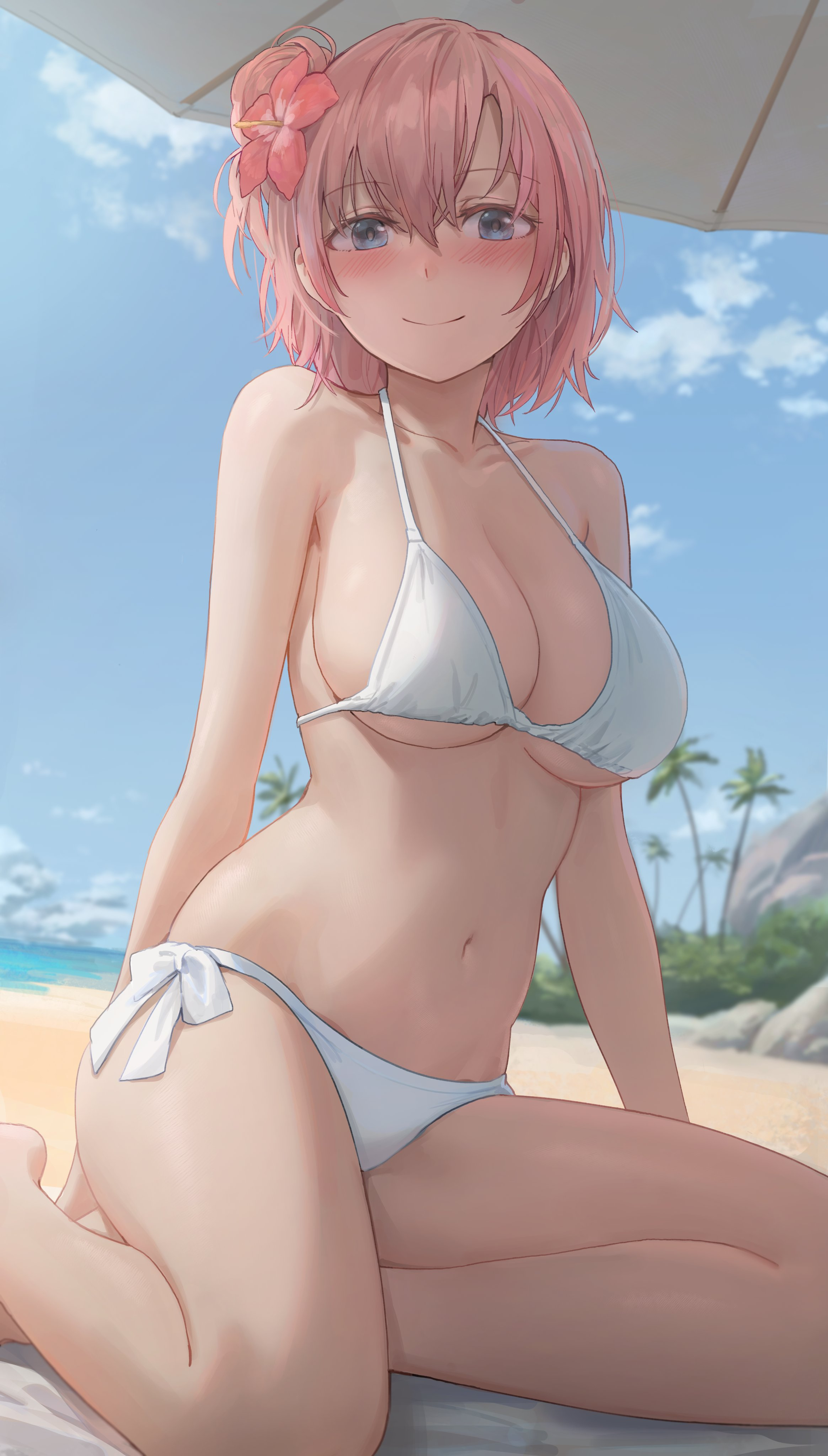 Yuigahama Yui - NSFW, Oregairu, Yuigahama Yui, Anime, Swimsuit, Bikini, Boobs, Art, Erotic, Yohan1754