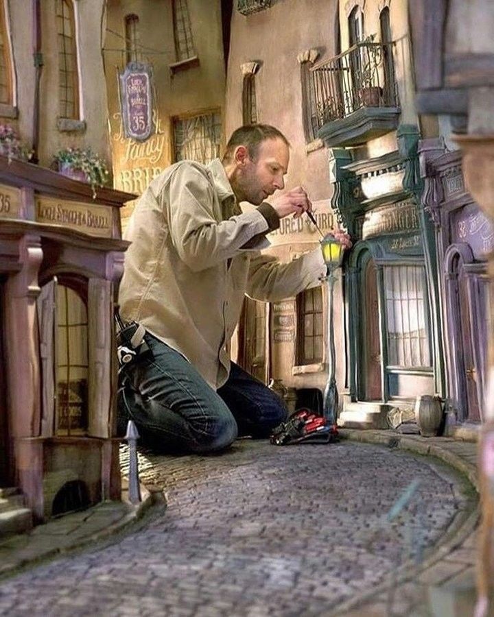 The process of creating miniature movie sets - Scenery, Movies, Cinema, Design, Architecture, Longpost