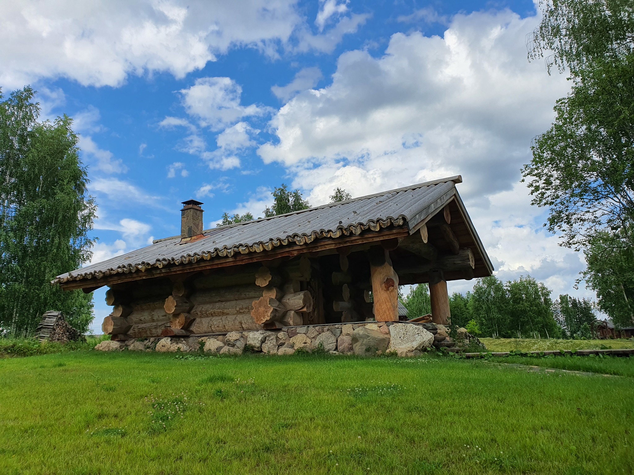 Банька у озера | Пикабу