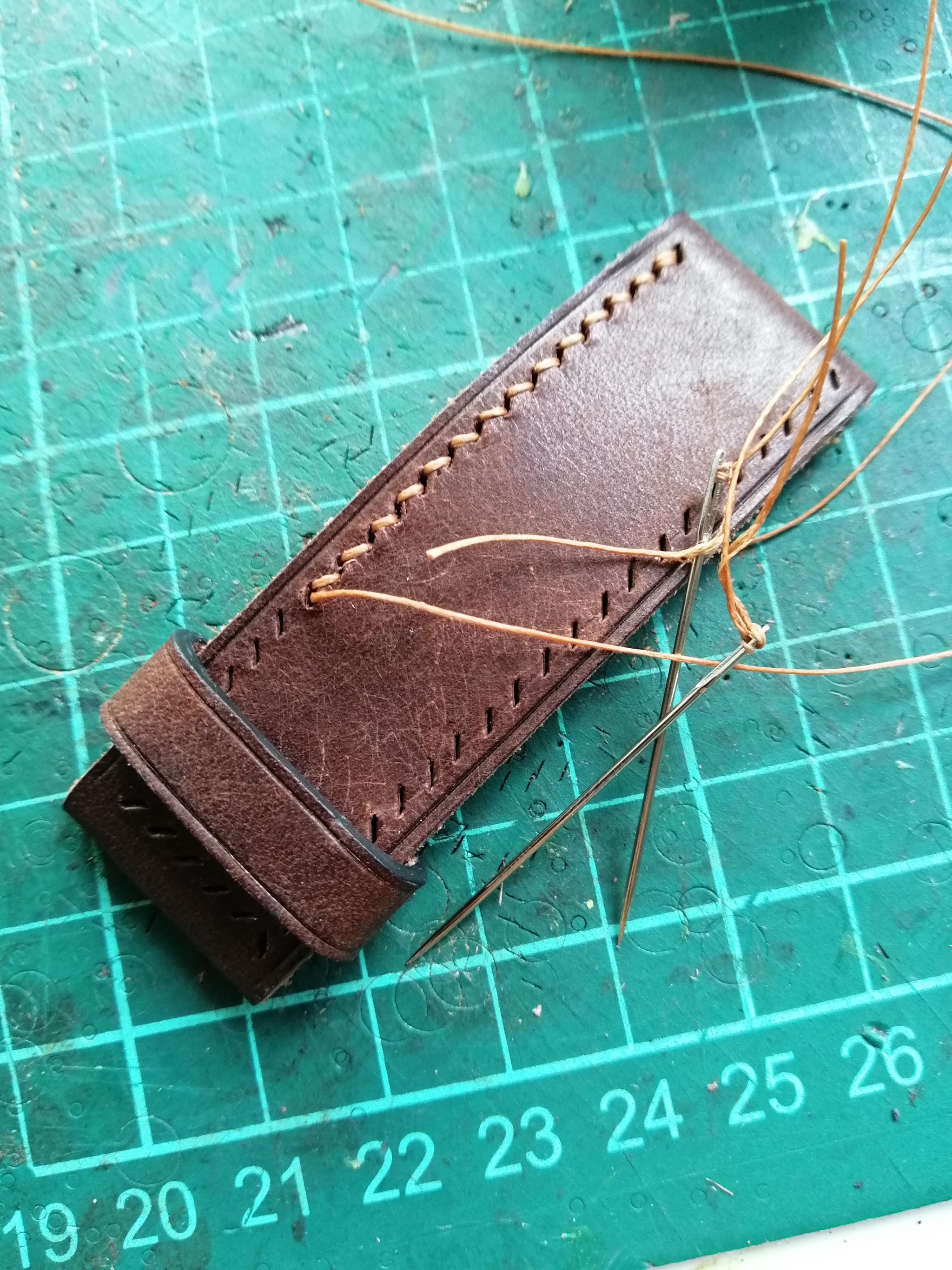 Cinque stelle leather straps - Leather, Strap, Leather products, Longpost, Needlework with process