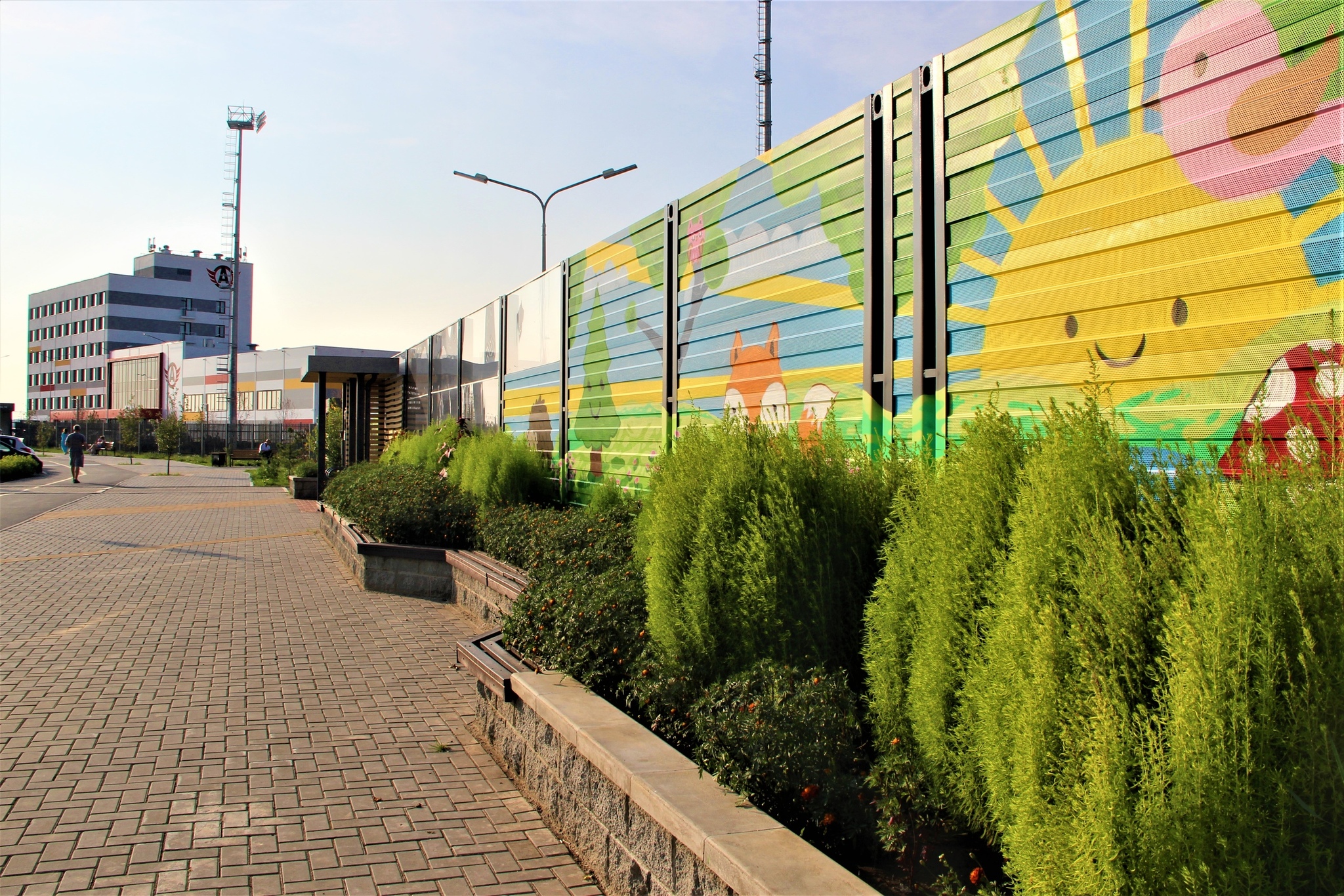 The place in Yekaterinburg where vandalism was defeated - Yekaterinburg, Solution, Town, Beautification, Longpost, The photo, Advertising