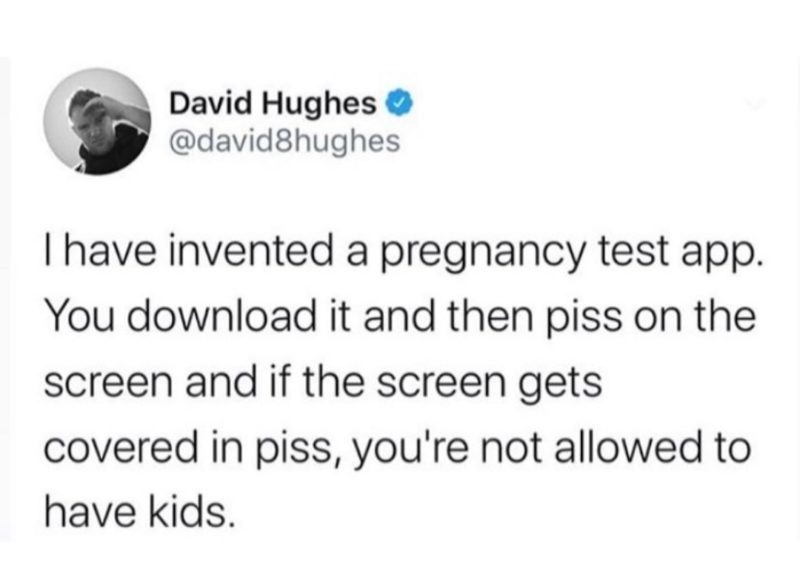 And be sure to make the application paid - Appendix, Pregnancy, Test, Urine, Ban, Twitter, Screenshot, Pregnancy test