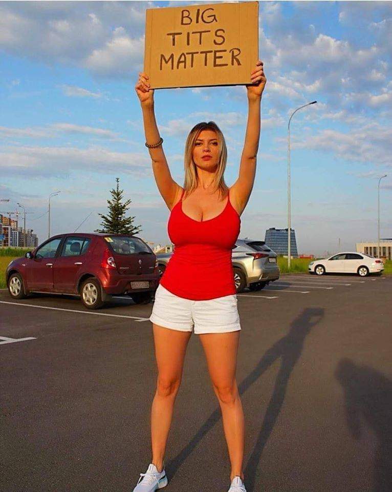 Proper protest - Protest, Slogan, Boobs, Big, Girls