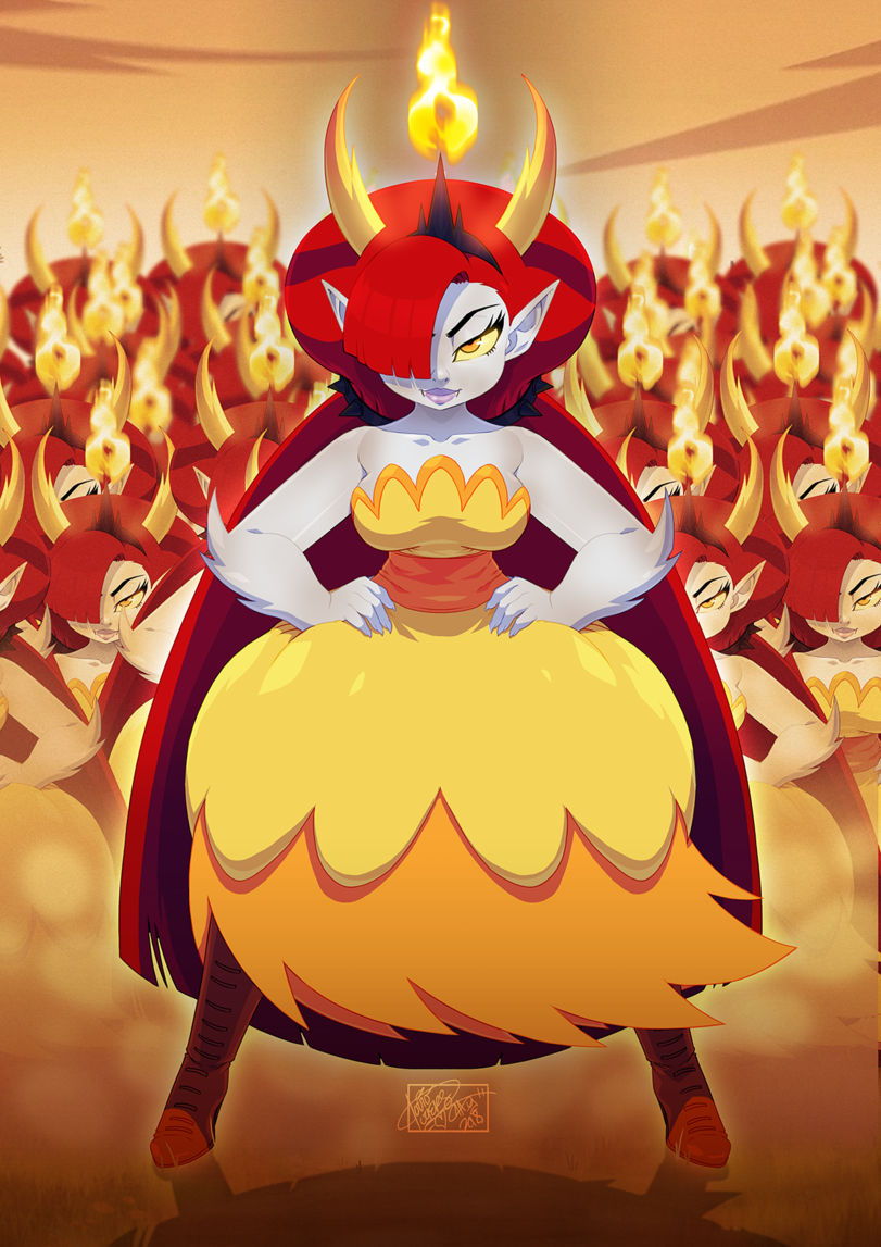 СПСЗ.АРт (Так давай по одной всех...) - Star vs Forces of Evil, Мультфильмы, Арт, Hekapoo