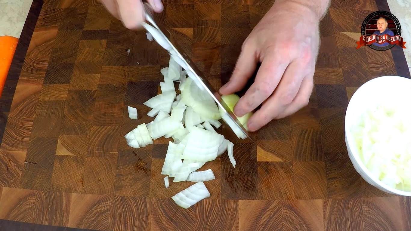 Squash stewed in a frying pan with sauteed vegetables - My, Stew, Squash, Recipe, Food, Cooking, With grandfather at lunch, Video, Longpost, Video recipe