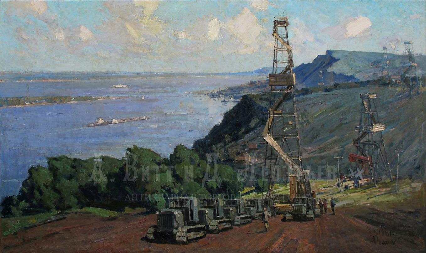 Drilling in Soviet painting. Part 5 - My, Drilling, Painting, Longpost