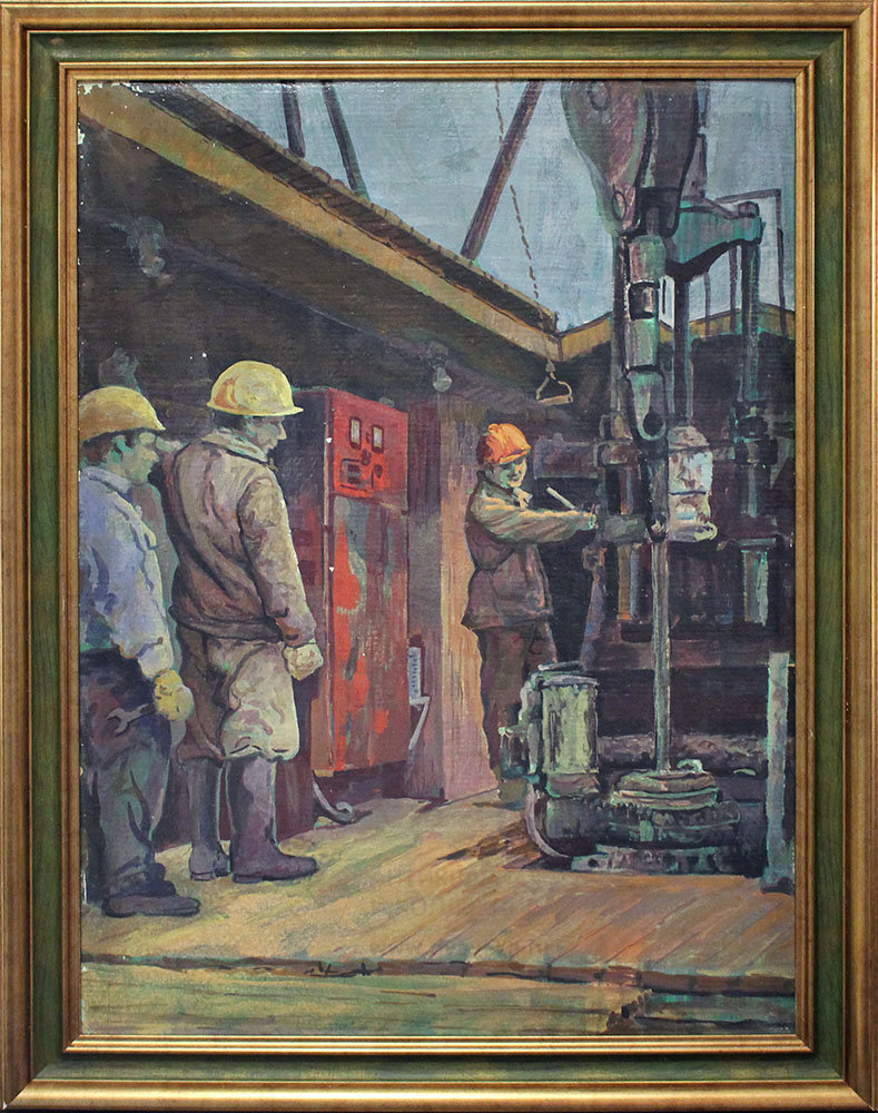 Drilling in Soviet painting. Part 5 - My, Drilling, Painting, Longpost