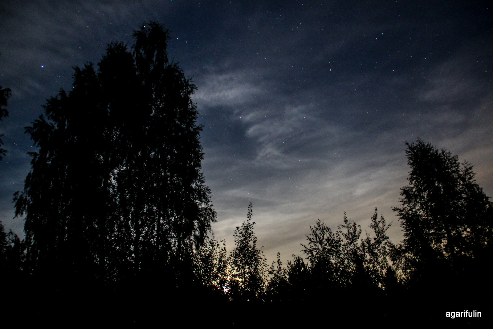 Дачное летнее - Моё, Небо, Дача, Лето, Природа, Звезды, Canon, Canon 600D, Lightroom, Длиннопост