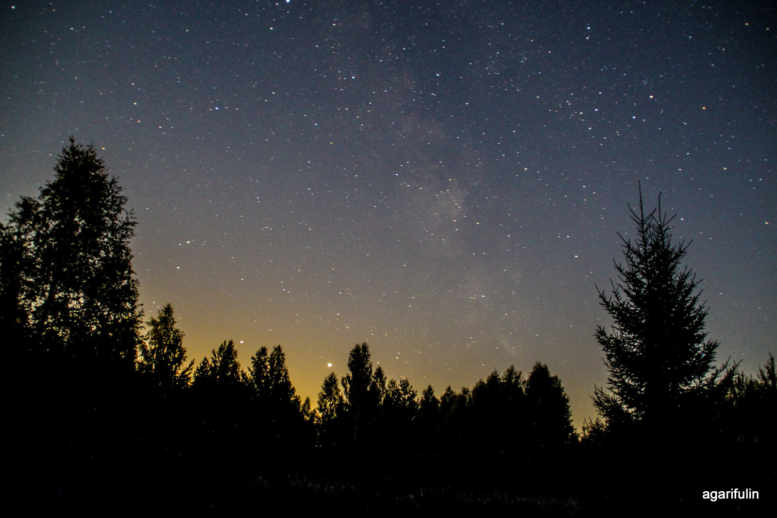 Dacha summer - My, Sky, Dacha, Summer, Nature, Stars, Canon, Canon 600D, Lightroom, Longpost