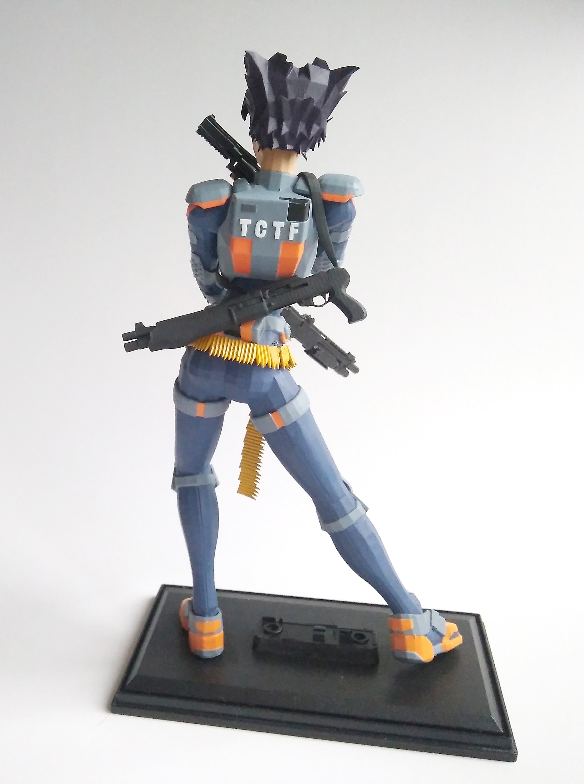 Konoko from Oni (Bungie) 3D Printing Figure - My, Game oni, Bungie, 3D печать, Friday, Longpost, Needlework with process