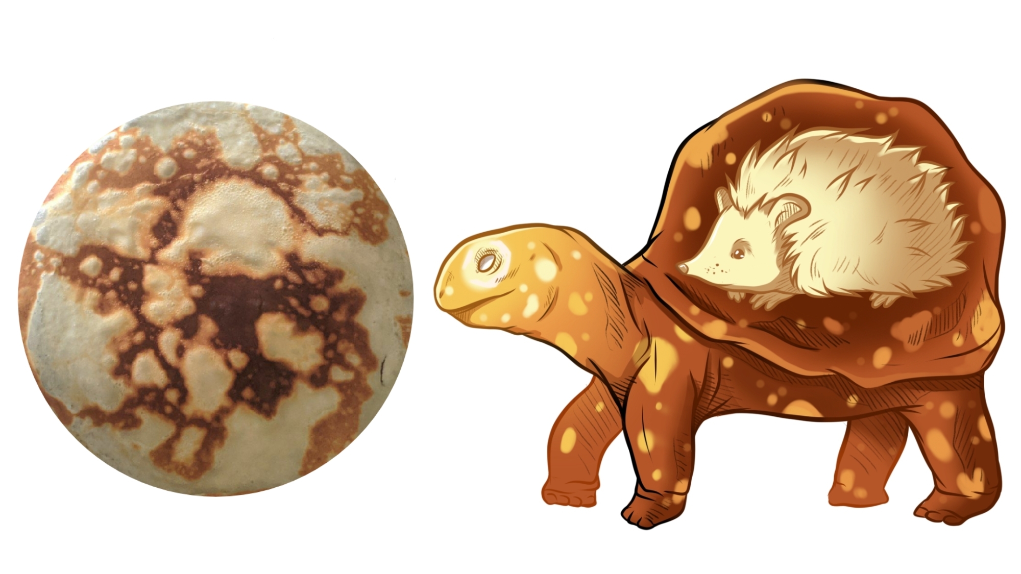 Turning pancakes into illustrations - My, Digital drawing, Fantasy, Drawing, Longpost, Pancakes, Pareidolia