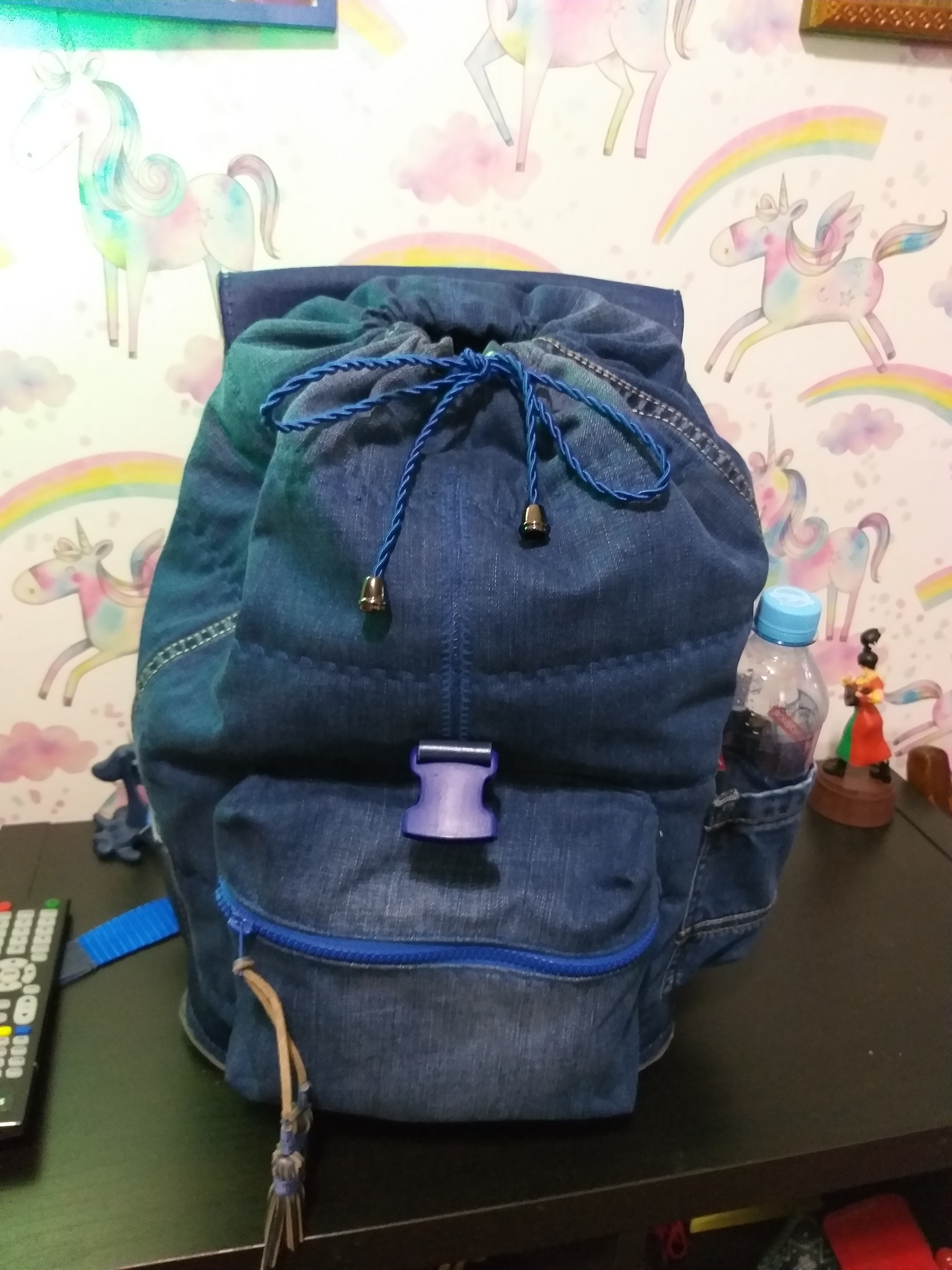 Backpack for daughter - My, Leather products, With your own hands, Longpost, Needlework with process, Backpack