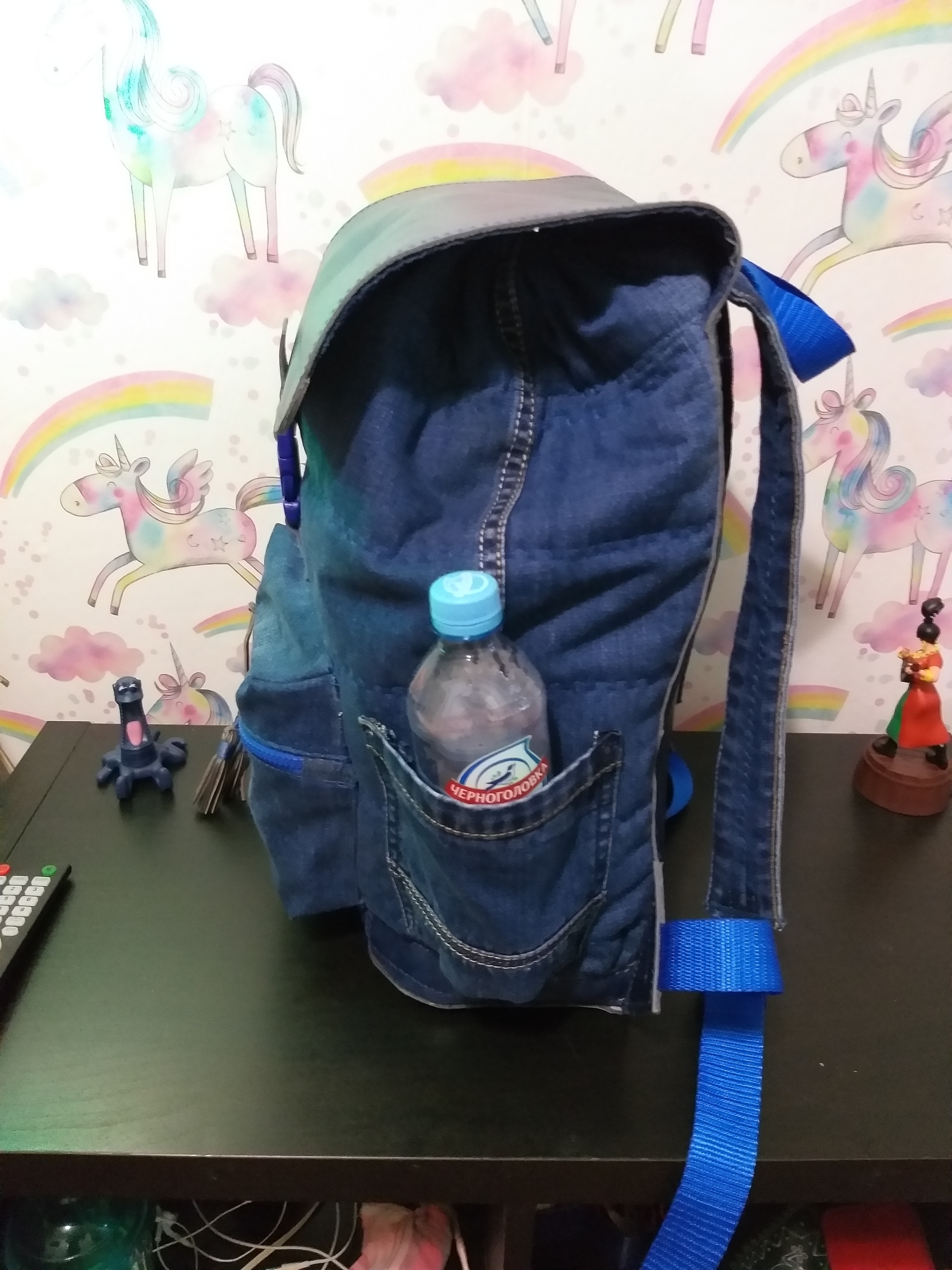 Backpack for daughter - My, Leather products, With your own hands, Longpost, Needlework with process, Backpack