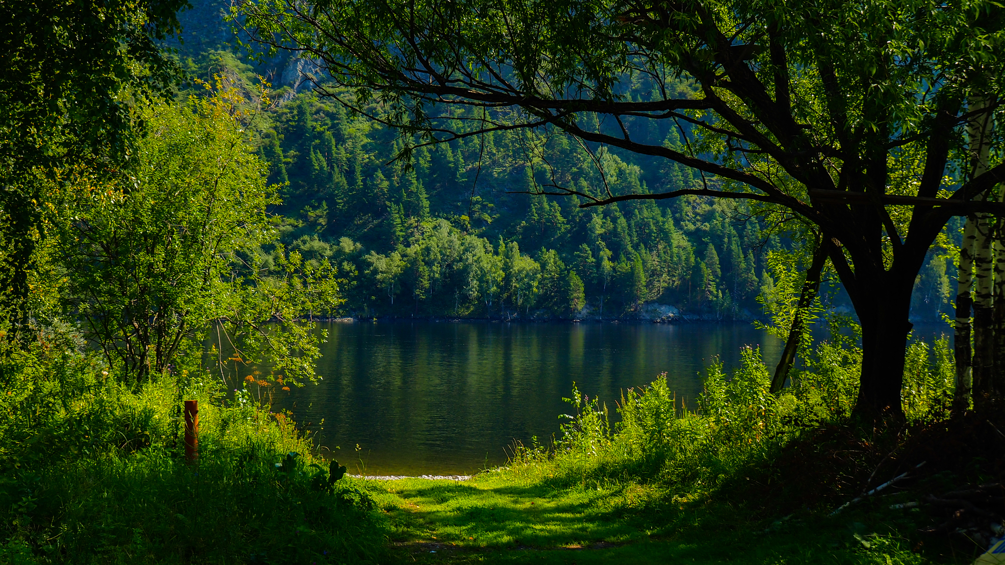 Yenisei. The Republic of Khakassia. August 2020 - My, The photo, Landscape, Khakassia, Yenisei, Nature, Russia, Krasnoyarsk region, Olympus