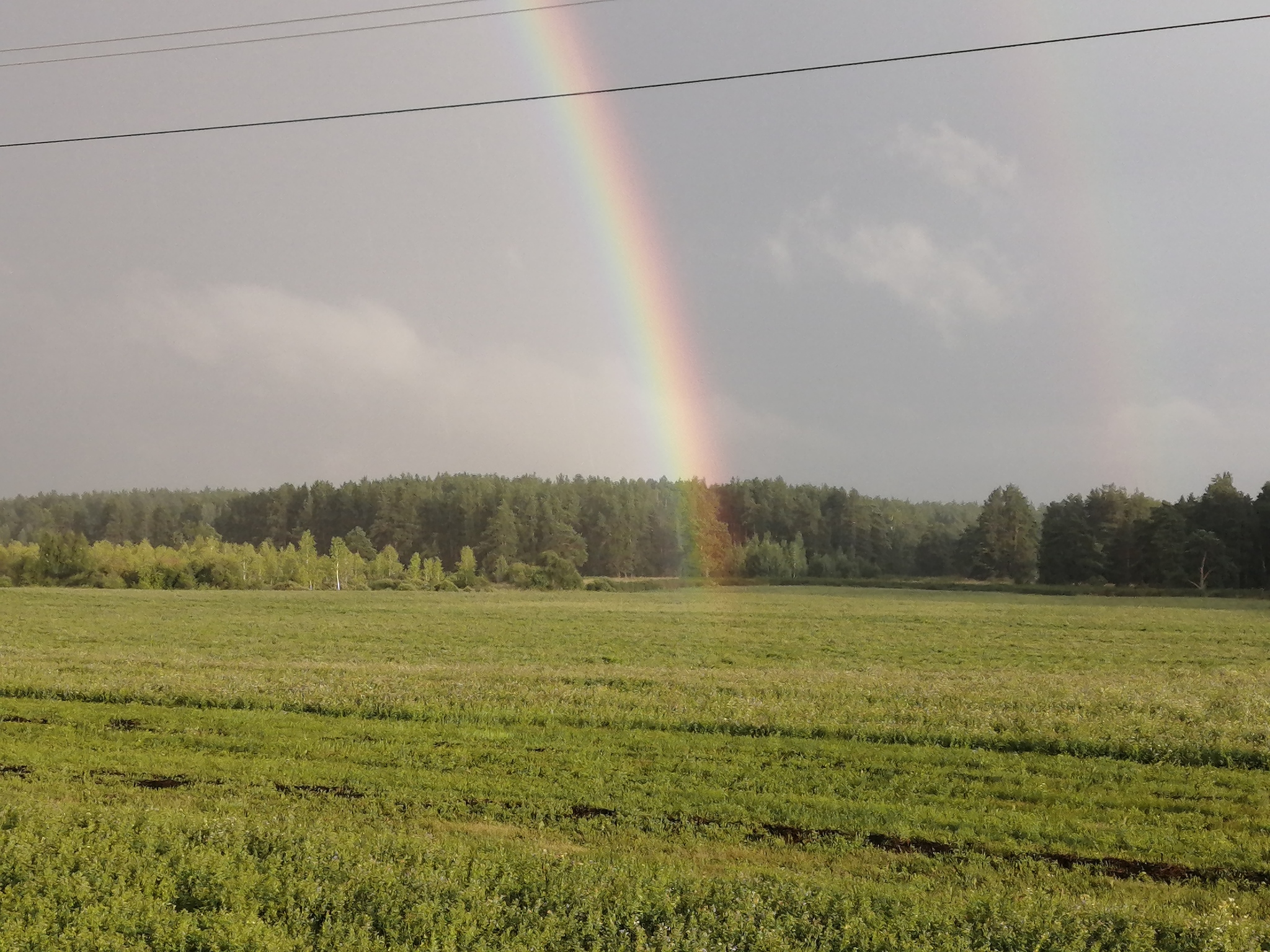 Rainbow - My, Rainbow, Double Rainbow, The photo, Longpost