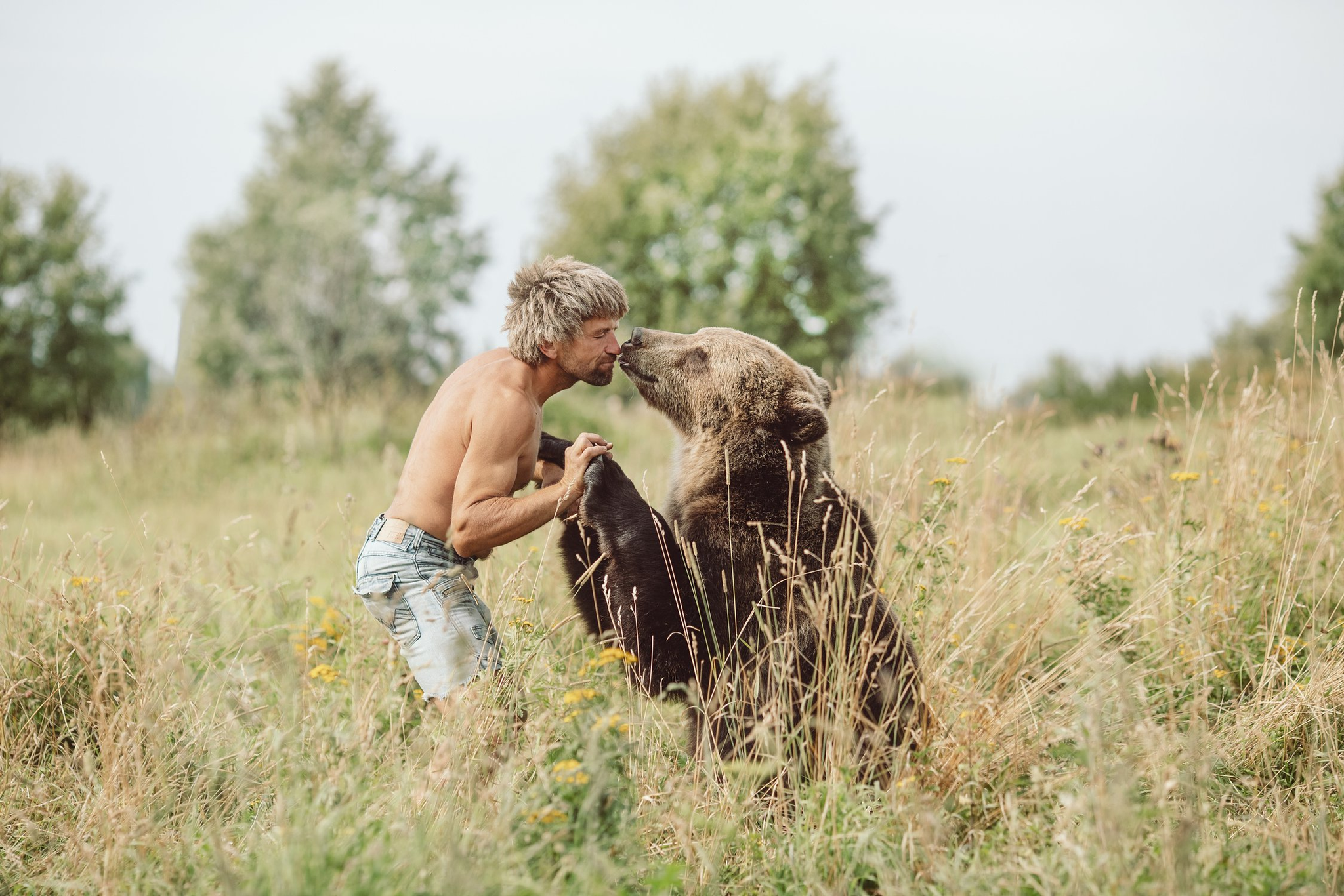 Favorite bear - The Bears, Brown bears, Wild animals, Yaroslavskaya oblast, Taming, Tender Beast, Longpost