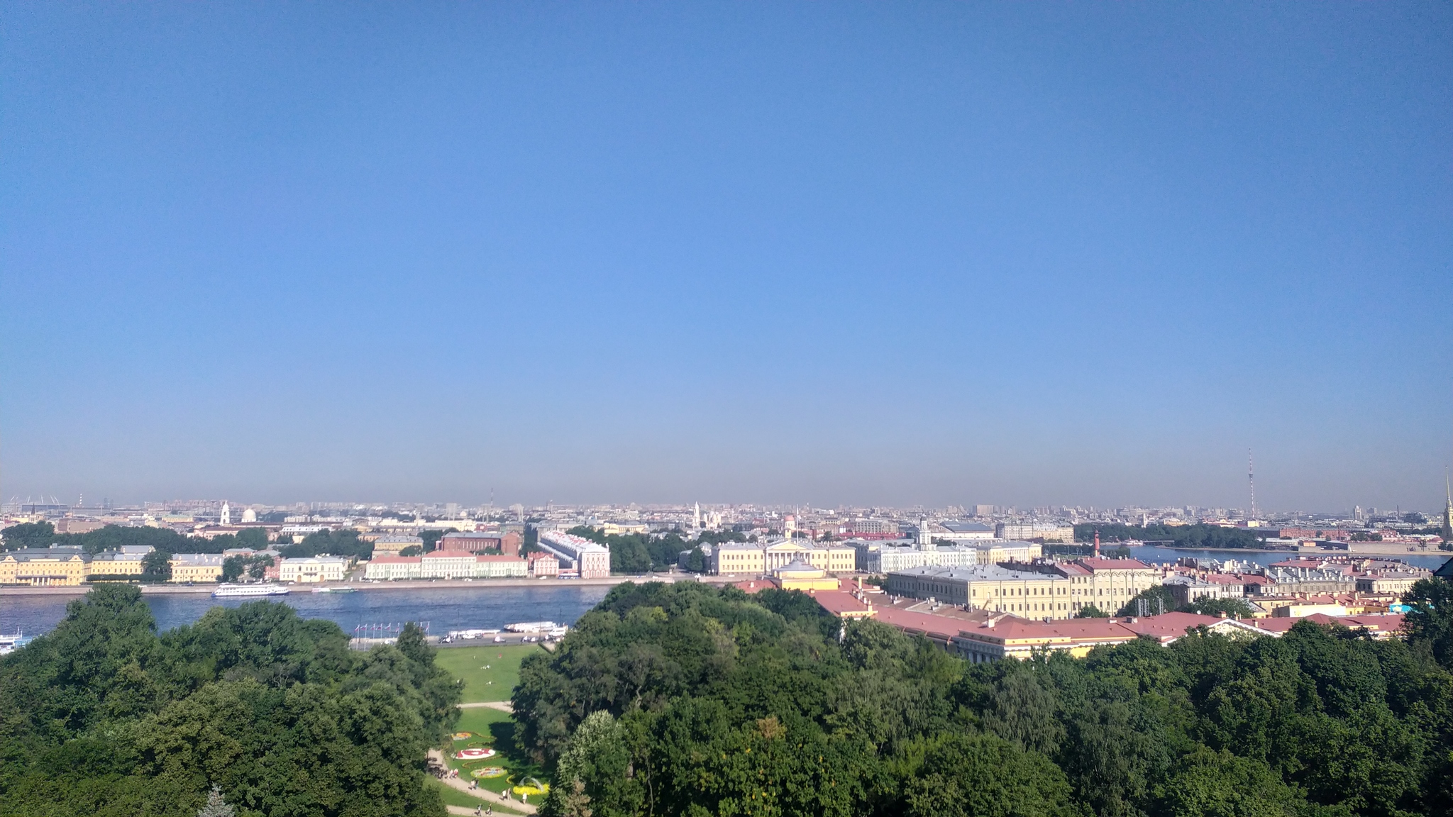 Saint Petersburg. View from the colonnade of St. Isaac's Cathedral - My, Saint Petersburg, View from above, Colonnade, The photo, Saint Isaac's Cathedral, Architecture, Longpost