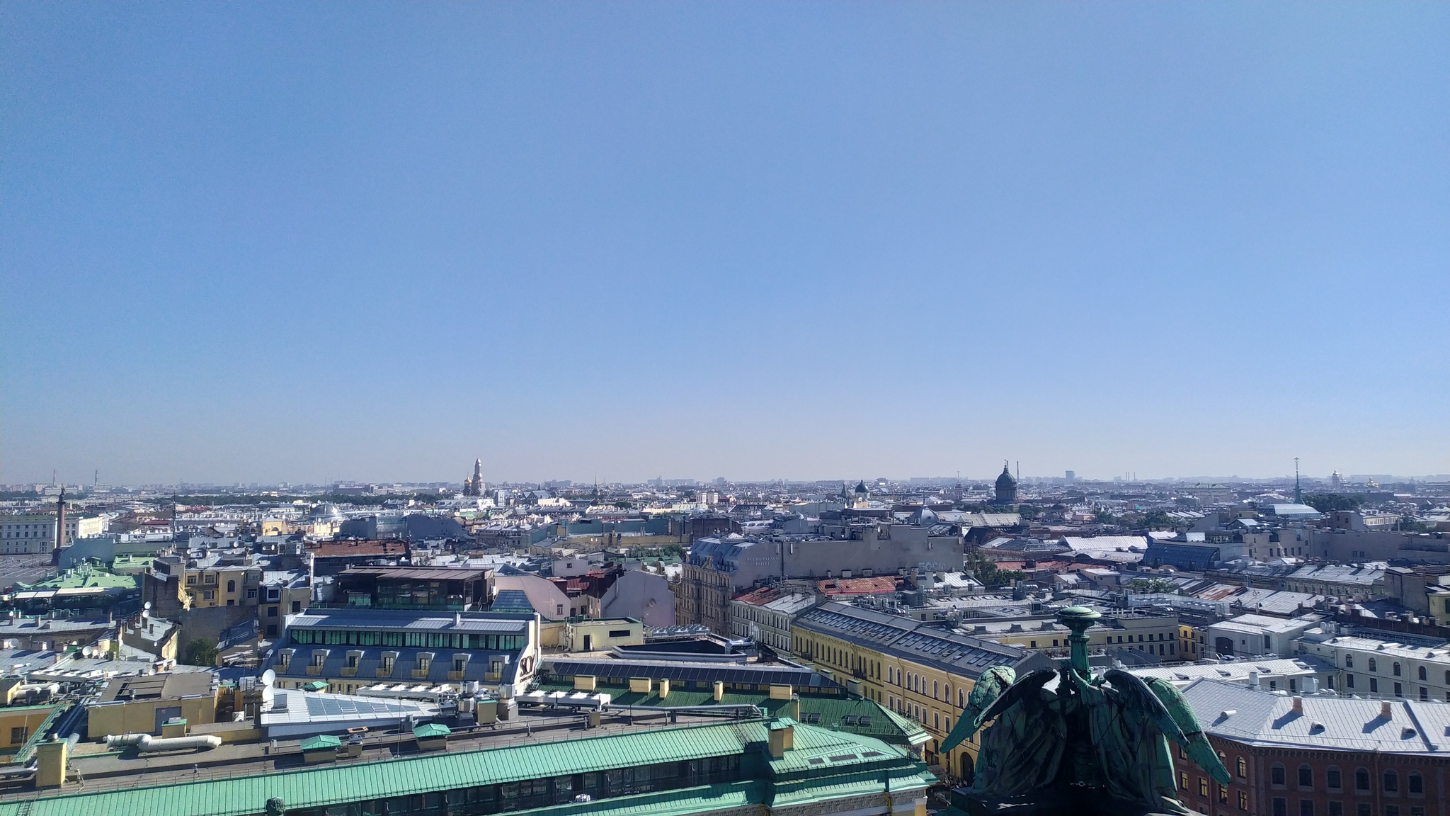 Saint Petersburg. View from the colonnade of St. Isaac's Cathedral - My, Saint Petersburg, View from above, Colonnade, The photo, Saint Isaac's Cathedral, Architecture, Longpost