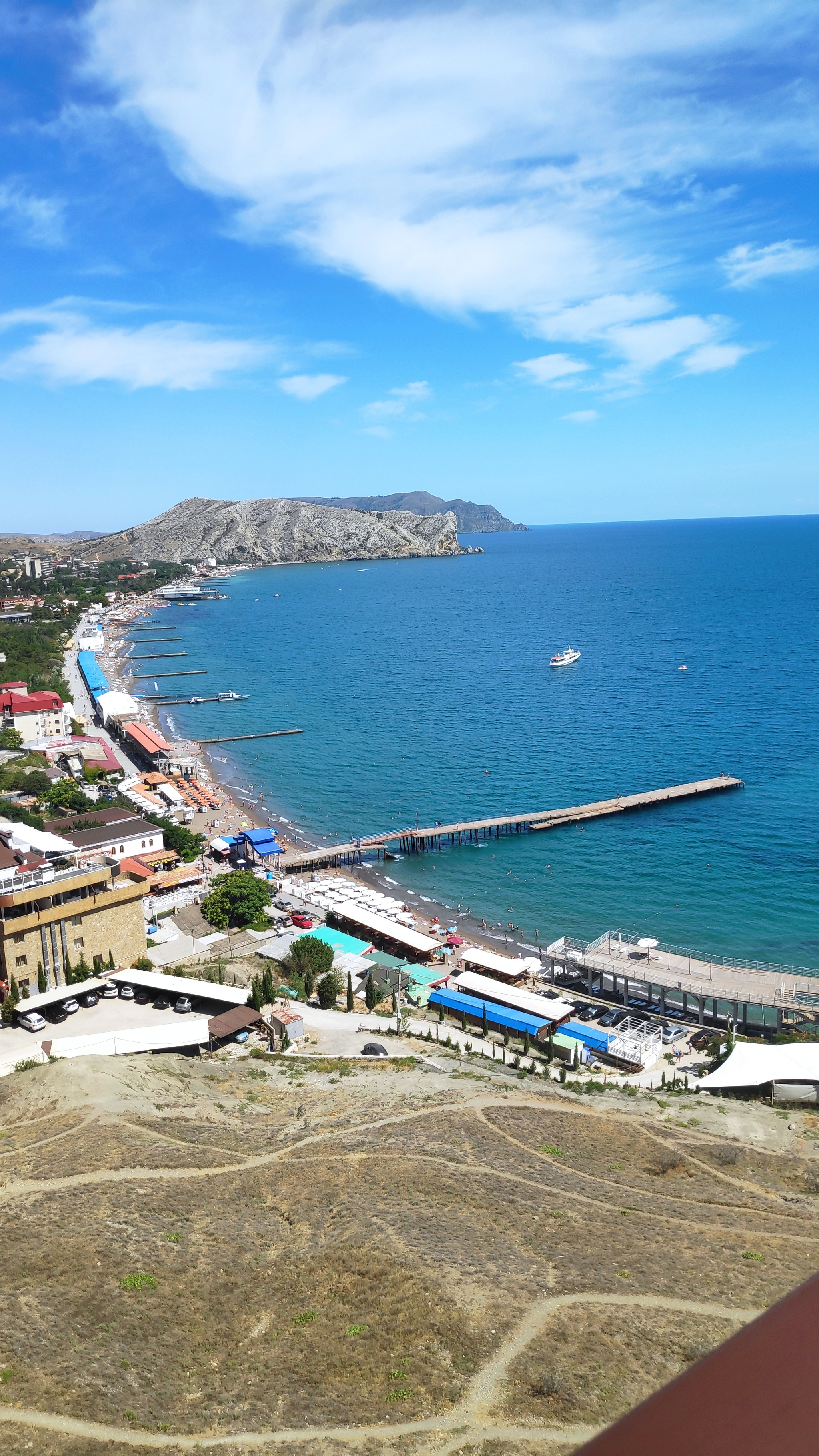 Sea, sun, vacation - My, Relaxation, Crimea, Nature, Sea, The mountains, Mobile photography, The photo, Longpost