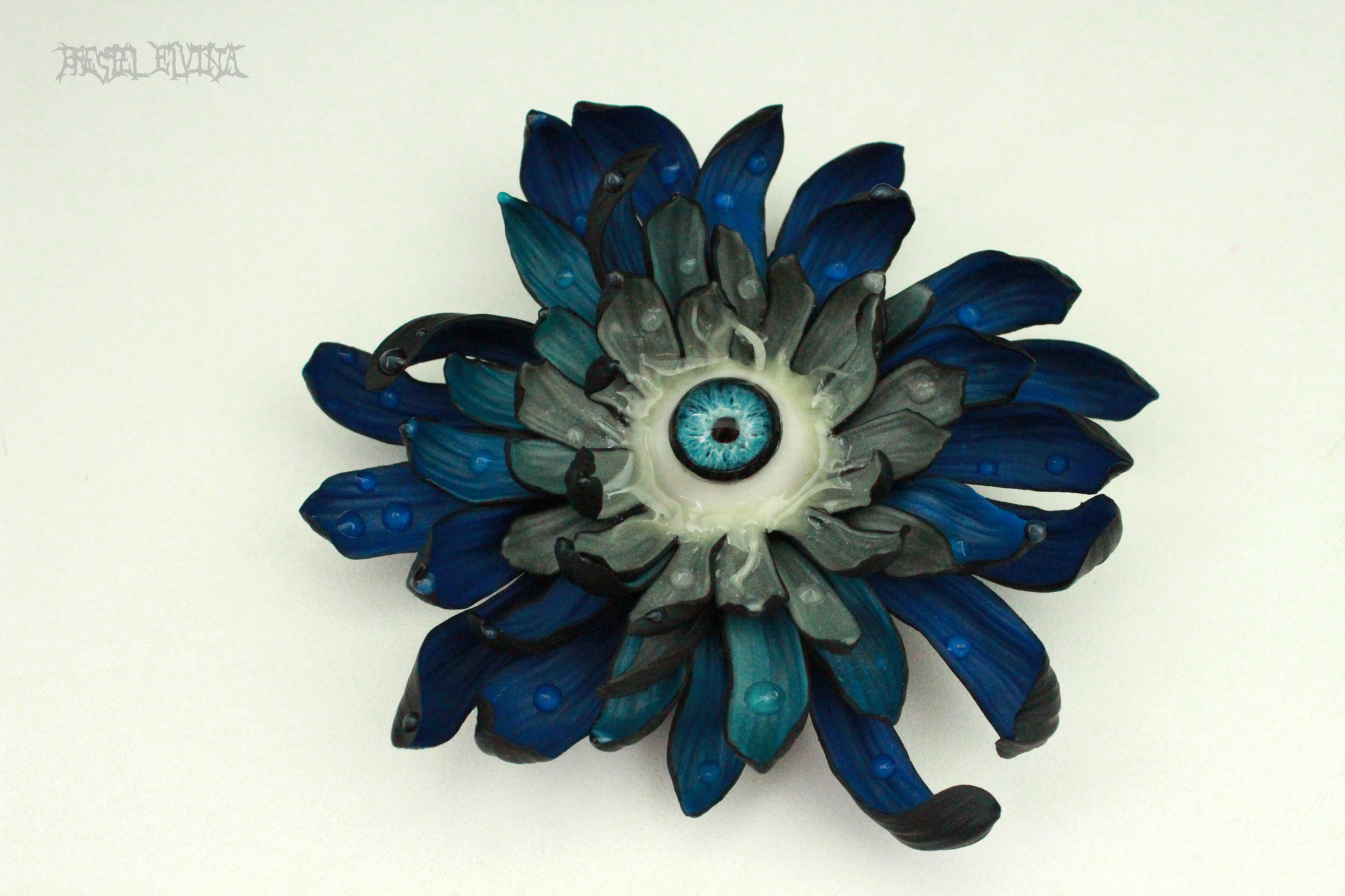 Chrysanthemums made of polymer clay - My, Polymer clay, Needlework without process, Symbiosis, Kripota, Surrealism, Longpost