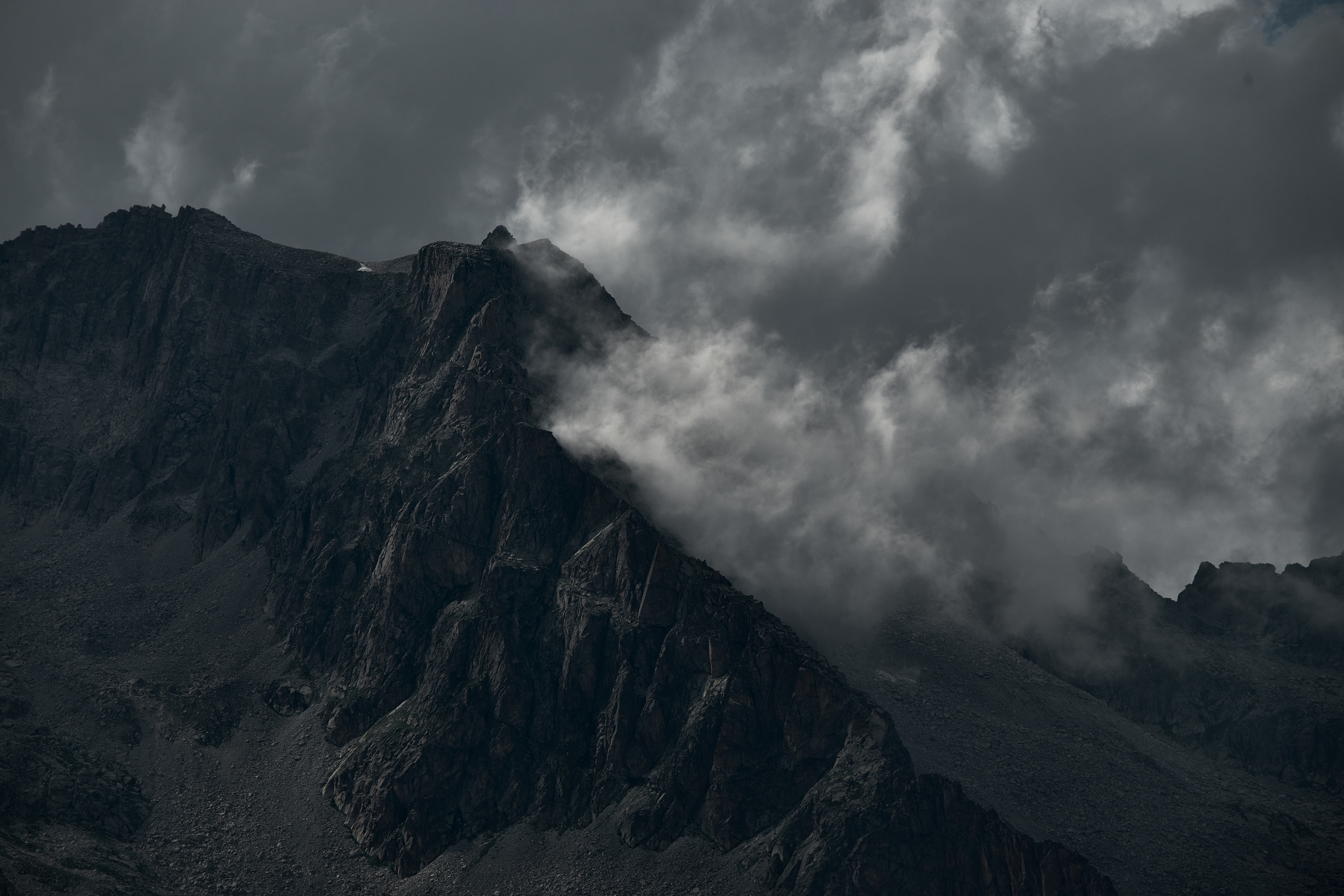 Majesty of the mountains - My, The mountains, Clouds, The photo, Mountain tourism, Travel across Russia, Caucasus