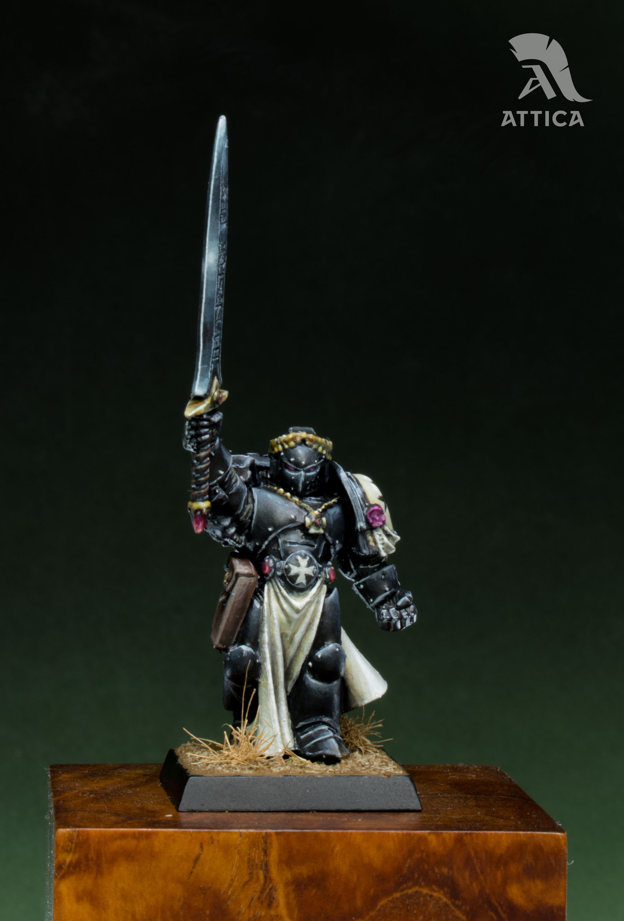 Black Templars The Emperor's Champion - My, Painting miniatures, Warhammer 40k, Warhammer, Miniature, Desktop wargame, Painting, Longpost