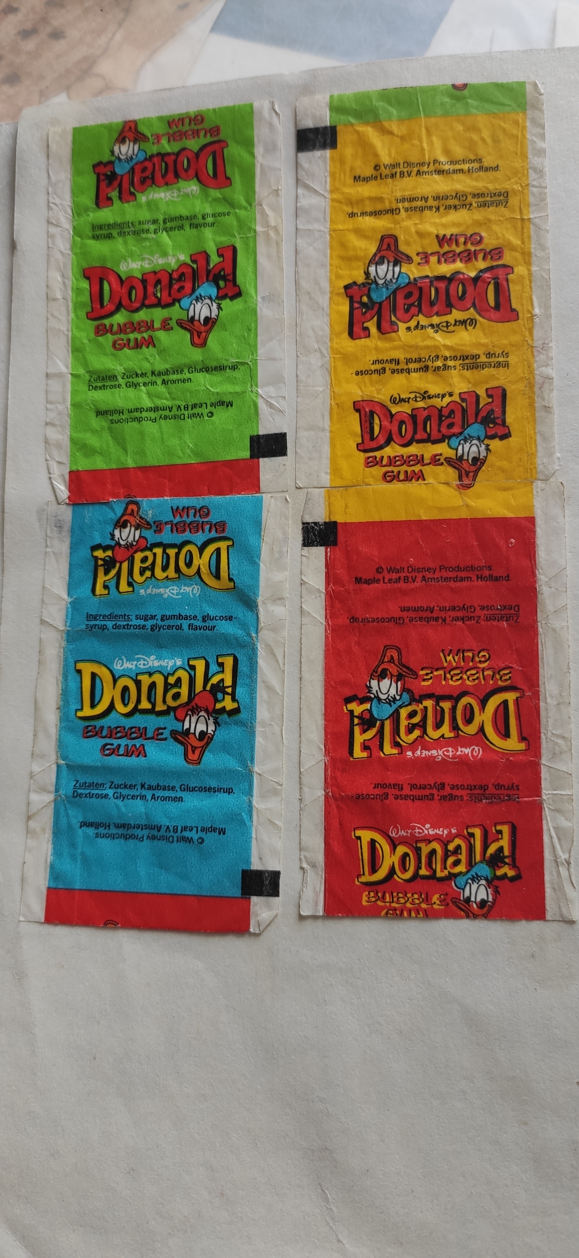 Good old 90s children's collection - My, Collection, 90th, Gum, Donald Duck, Longpost