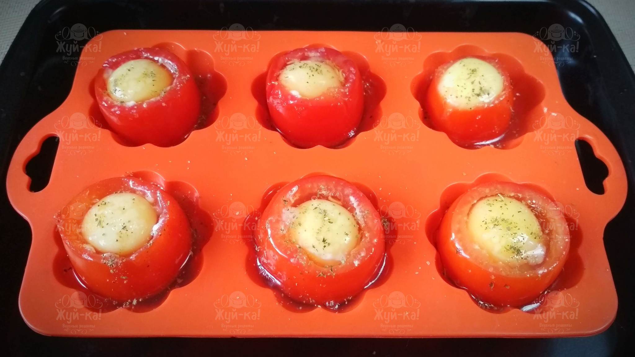 Breakfast Tomato with a secret! - My, Recipe, Chew-Ka!, Breakfast, Eggs, Tomatoes, Snack, Yandex Zen, Longpost, Cooking