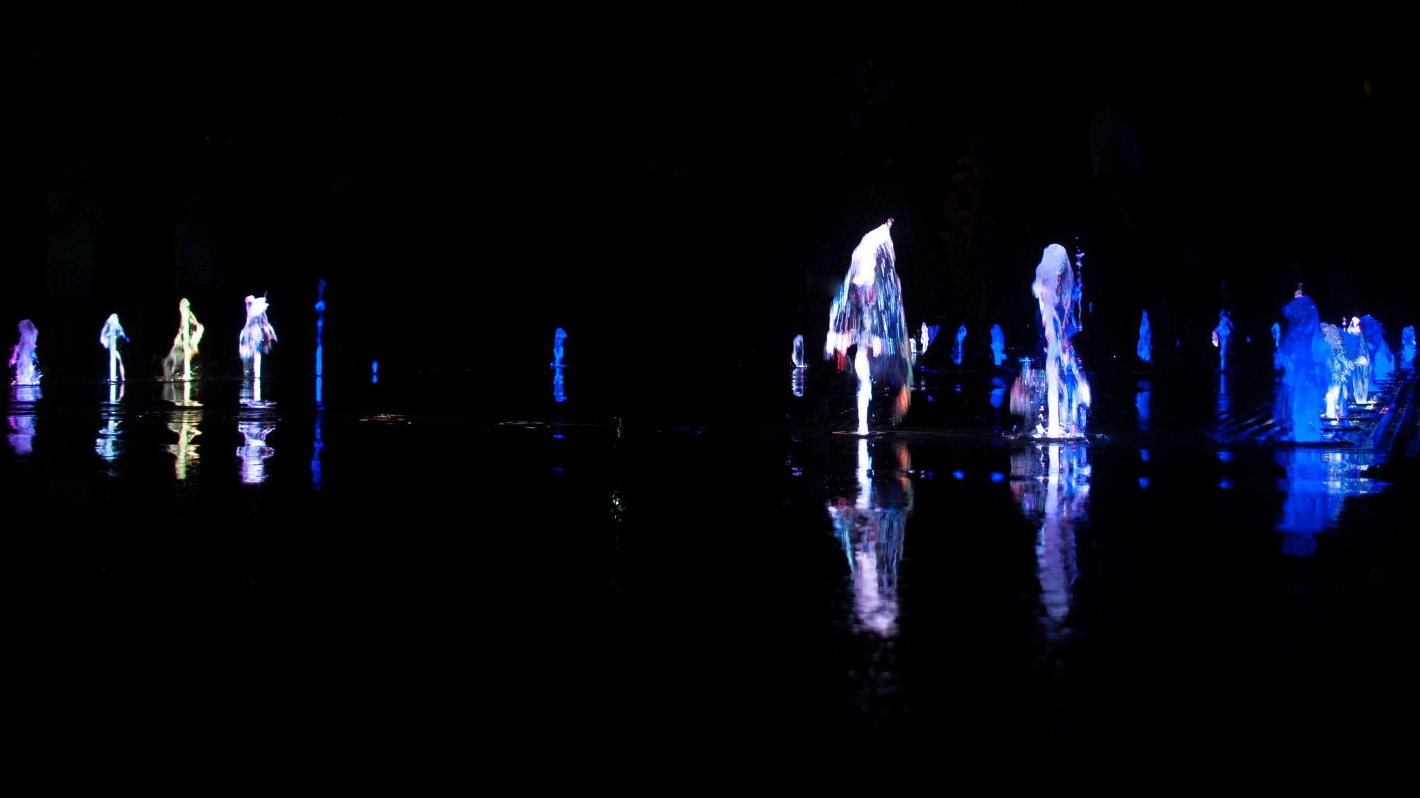 Exchange Square - My, Fountain, Light and music, Kaliningrad, The photo, Longpost