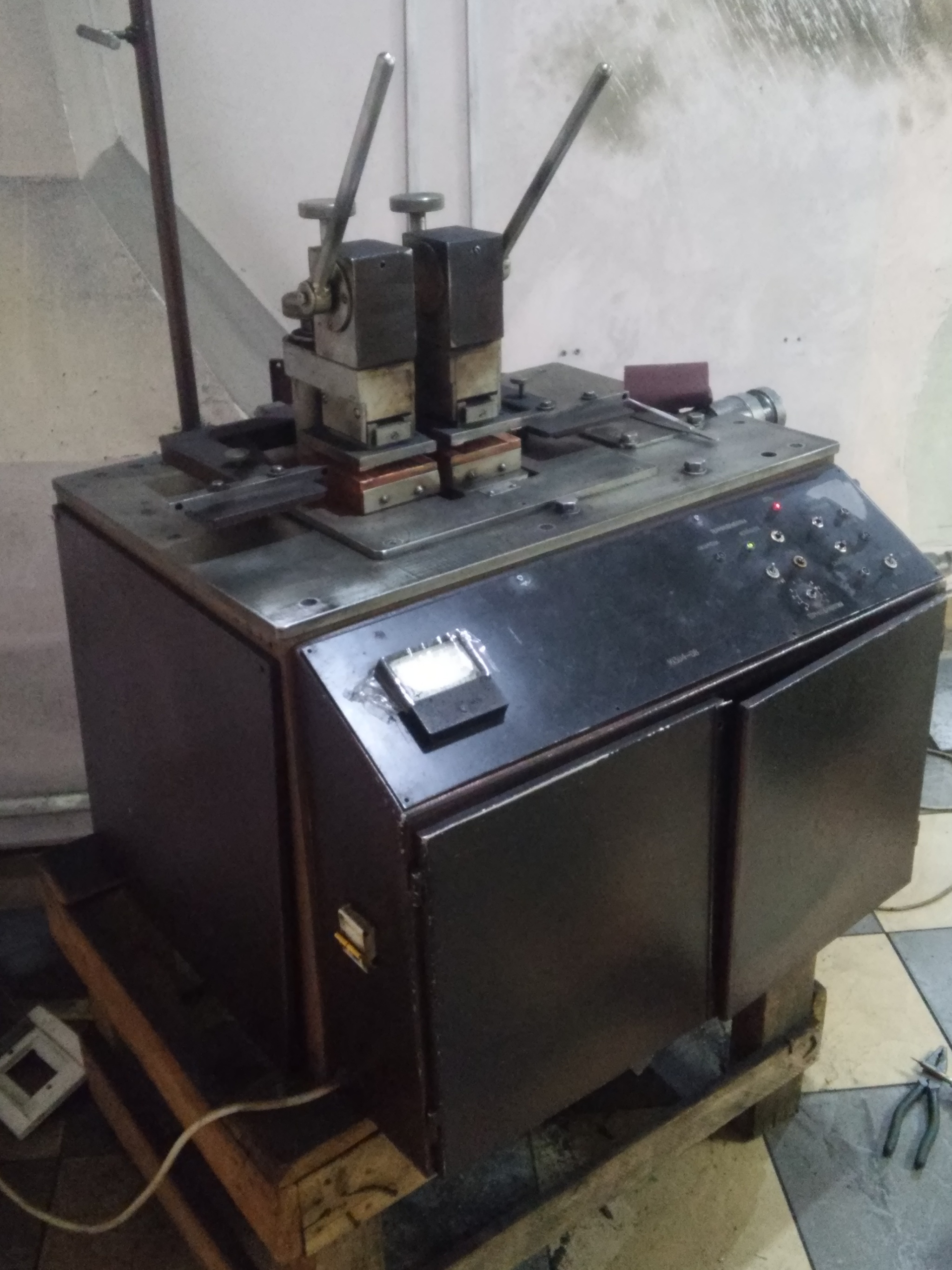 Band Saw Welding Machine - My, Band saw, Machine, Welding, Video, Longpost