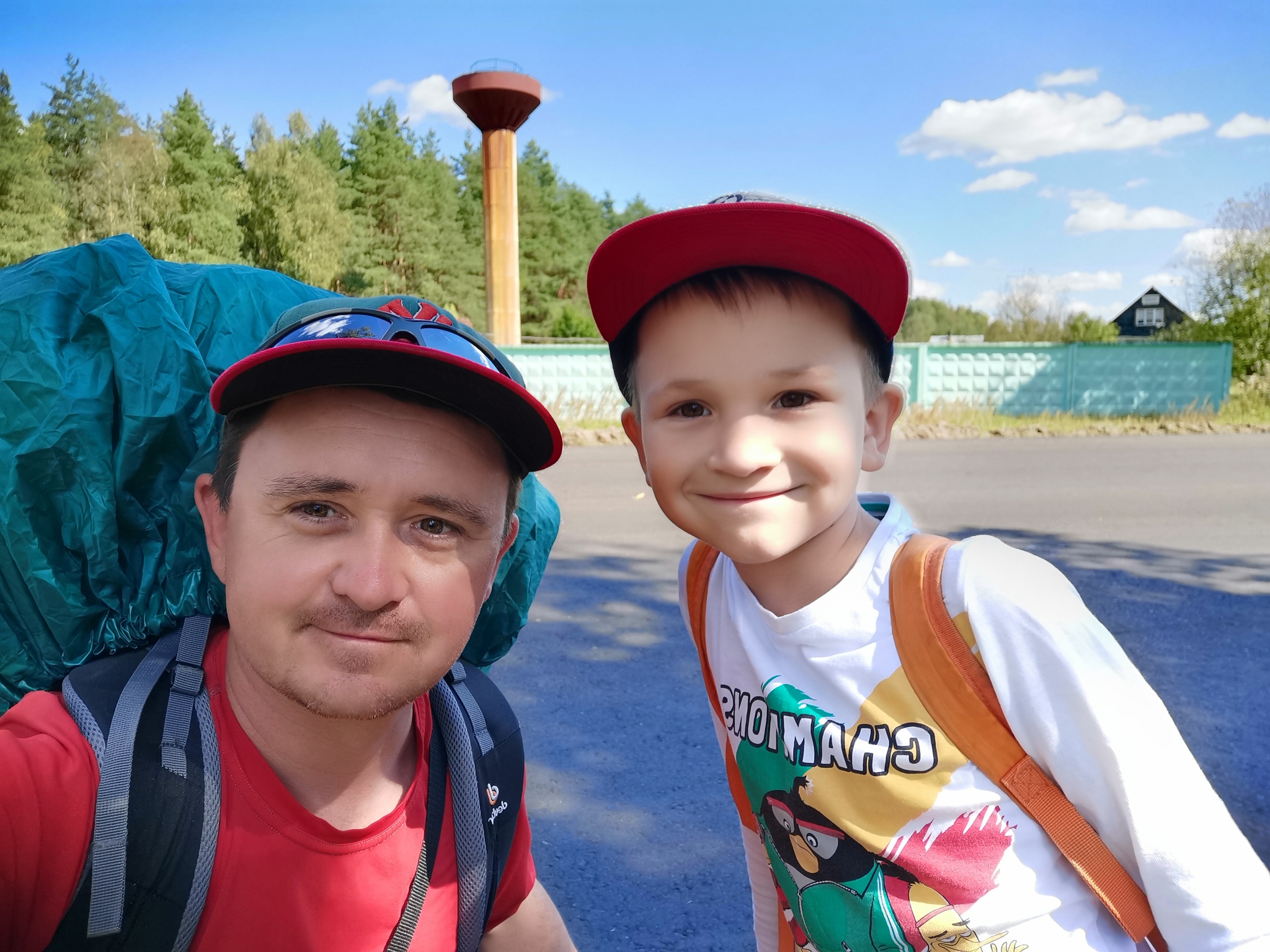 Give children happiness and your experience - My, Hike, A son, Father, Longpost, Moscow region, Children
