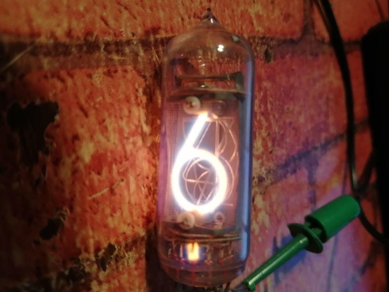 Lamp indication. I'm collecting watches... - My, Electronics, Vacuum tubes, Gris, Nixie clock, Nixie tubes clock, Video, Longpost