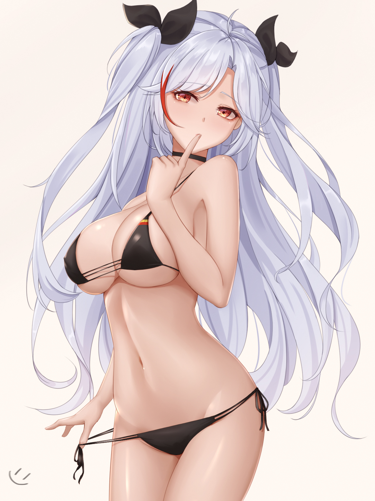 Prinz Eugen - NSFW, Аниме, Anime Art, Azur Lane, Prinz Eugen, Купальник, Грудь