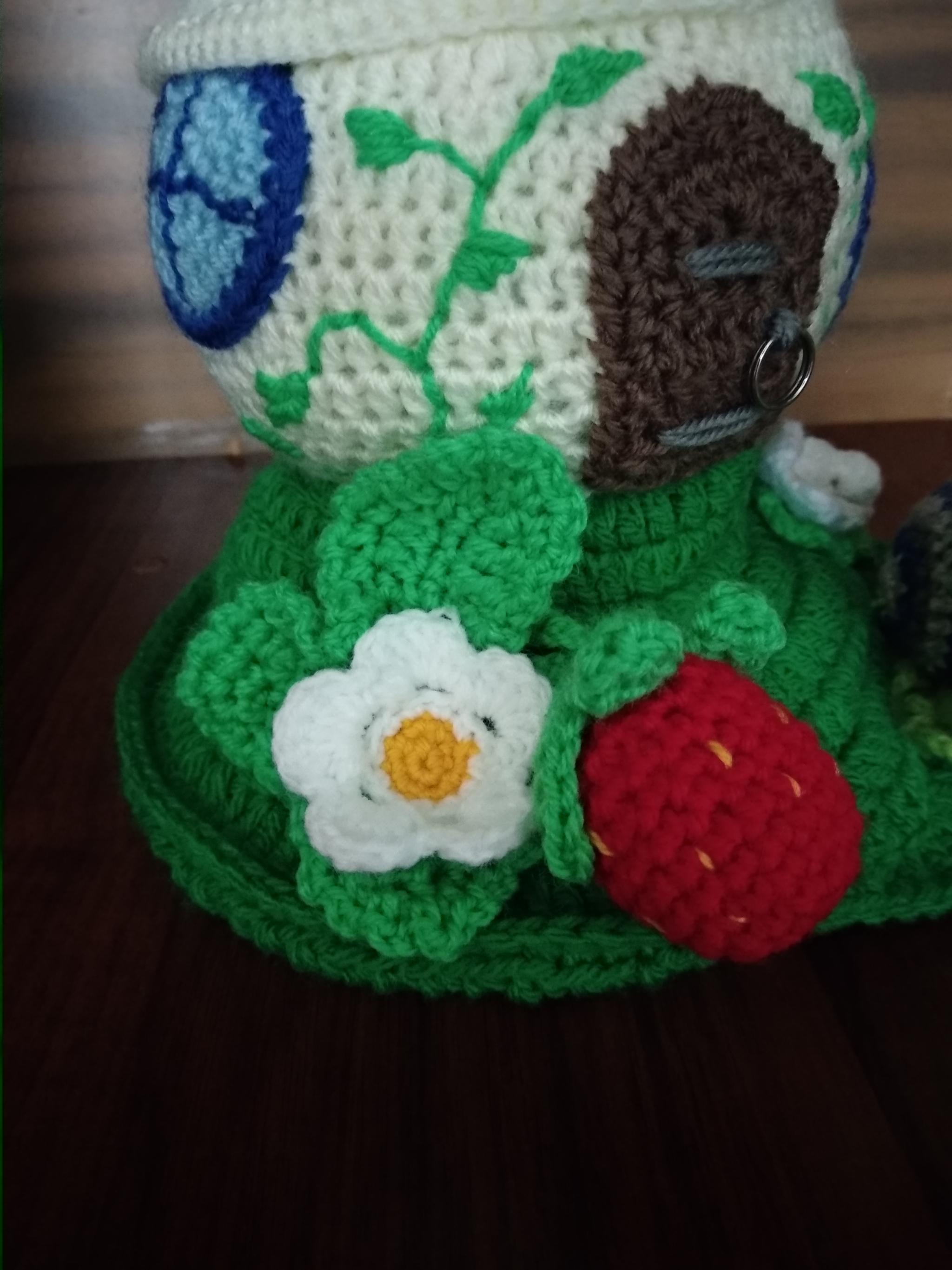 forest house - My, Crochet, Needlework without process, Knitted toys, Longpost