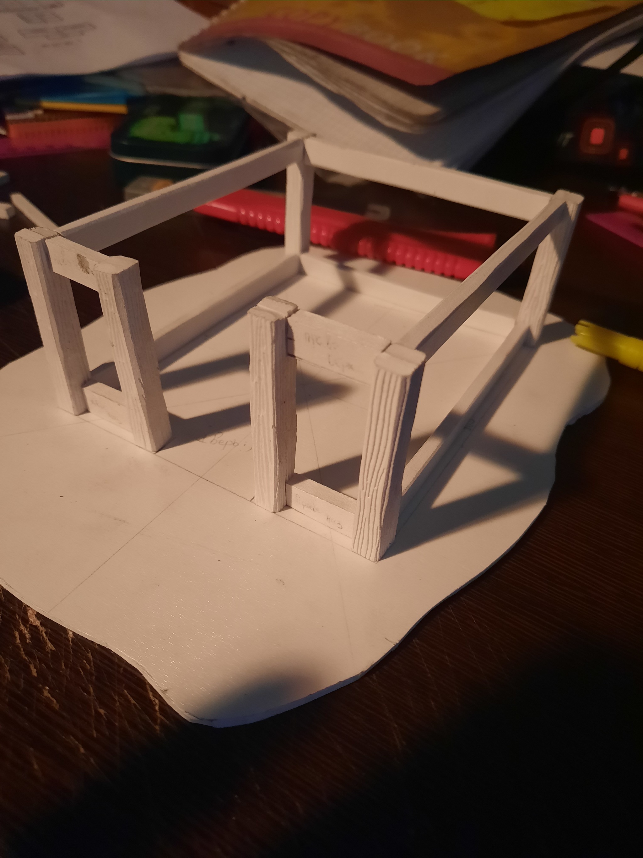 Hobby 4 (making a small hut) step by step_part 1 - My, Malifaux, Terrane, Pvc, Dungeons & dragons, Board games, Longpost