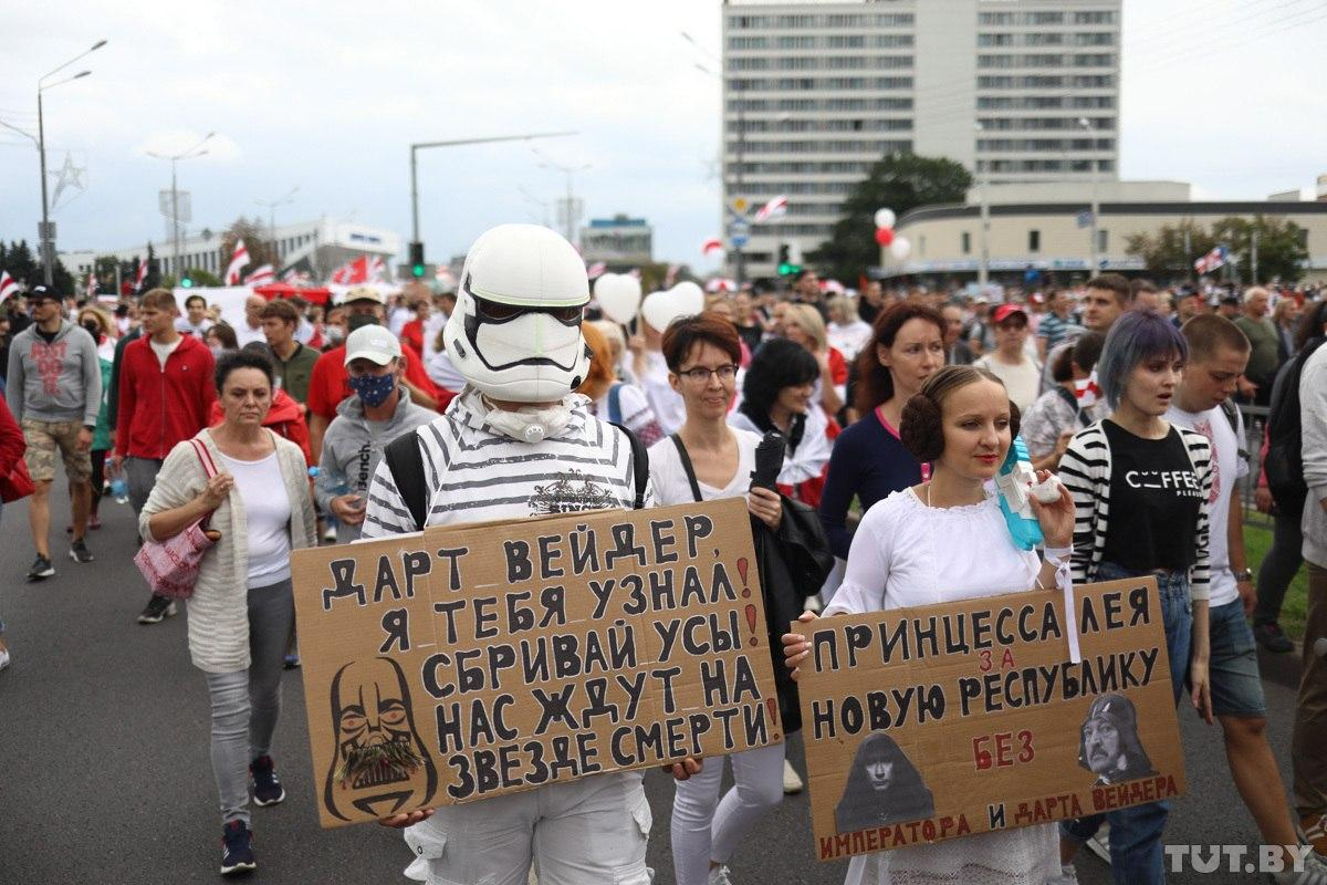 Tens of thousands of Belarusians again rallied against the Lukashenko regime - Politics, Republic of Belarus, Alexander Lukashenko, Protests in Belarus, Rally, Longpost