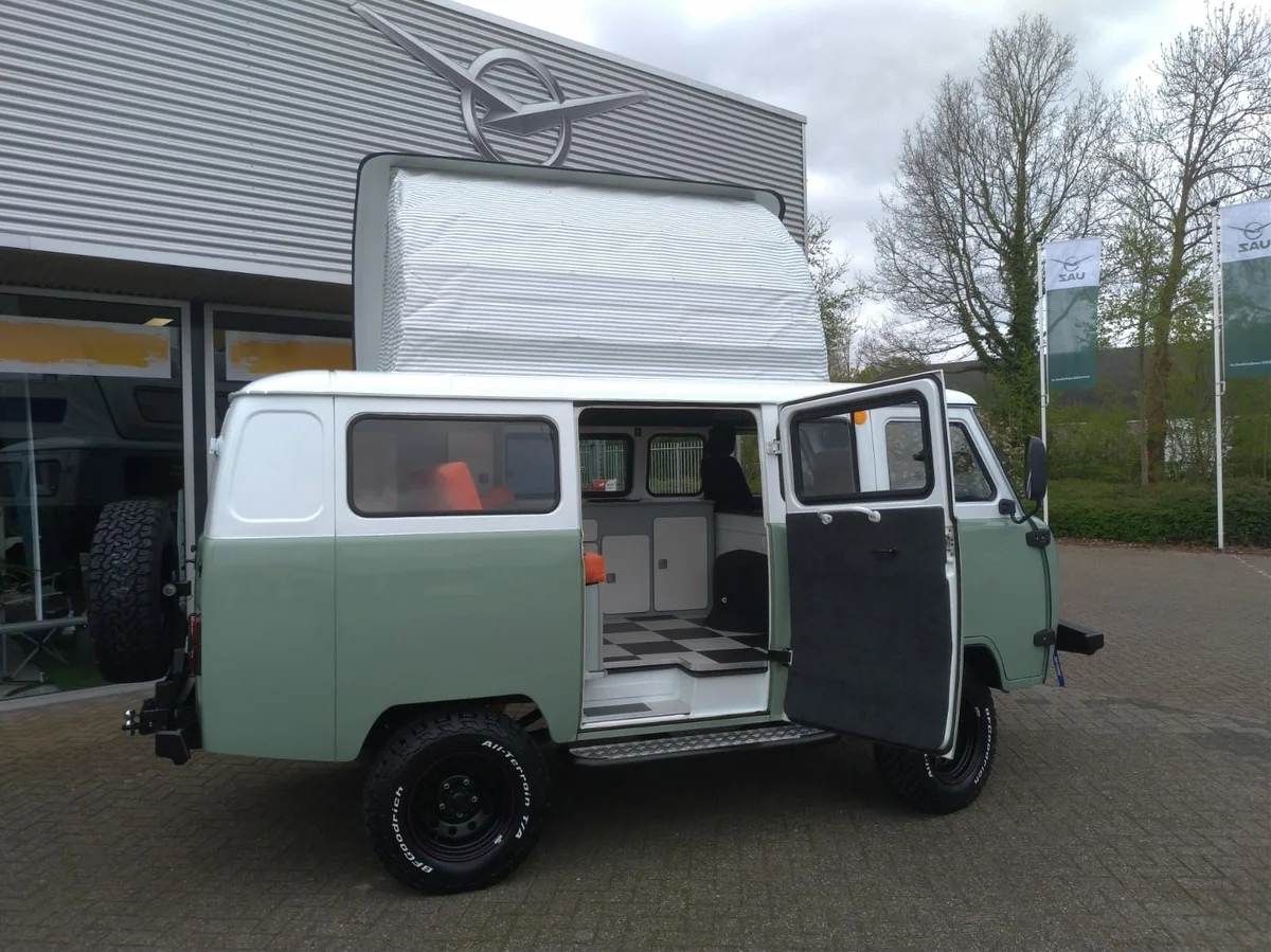 What does the “loaf” look like after modification by a UAZ dealer in the Netherlands - UAZ, Suddenly, Auto, House on wheels, Travels, Longpost, Netherlands (Holland)