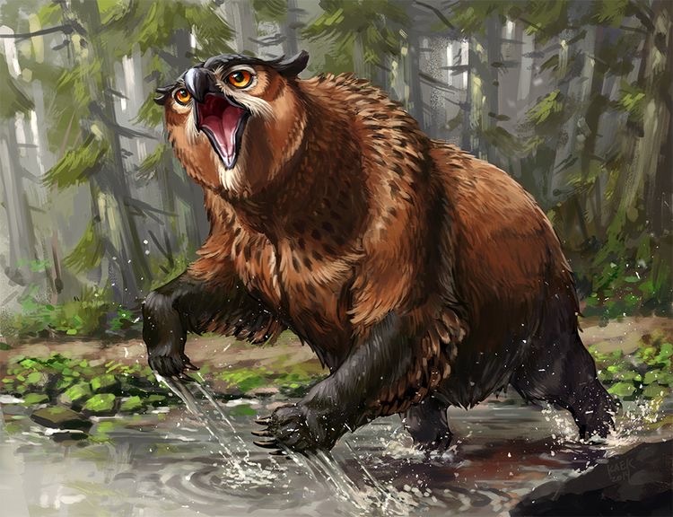 Owlbear - just a selection of consciences - Art, Dungeons & dragons, Bestiary, Fantasy, Longpost