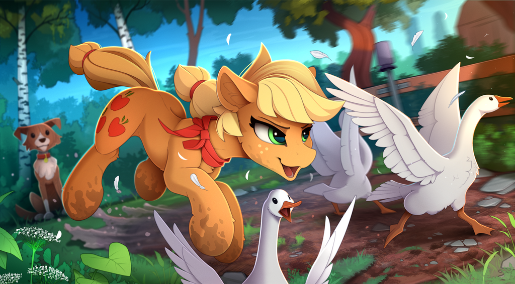 Beater - My little pony, Applejack, Winona, Yakovlev-Vad