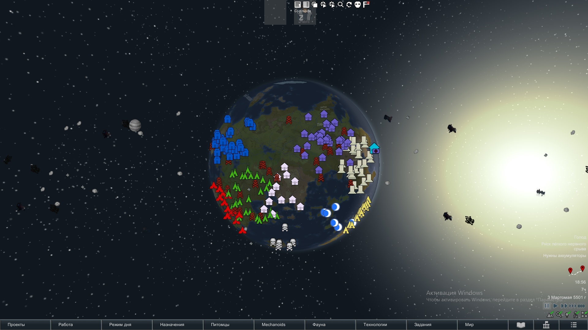 Мод на луну в Rimworld | Пикабу