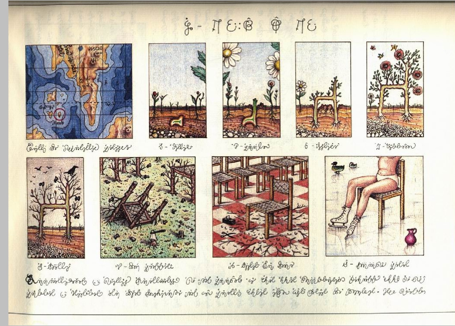 Codex Serafini. The strangest book of the 20th century - Books, Codex Serafini, Unusual, Weird things, Amazing, Rarity, Surrealism, Art, Illustrations, Longpost