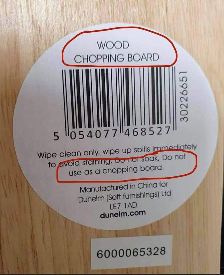 Why did I buy it then? - Cutting board, Oddities