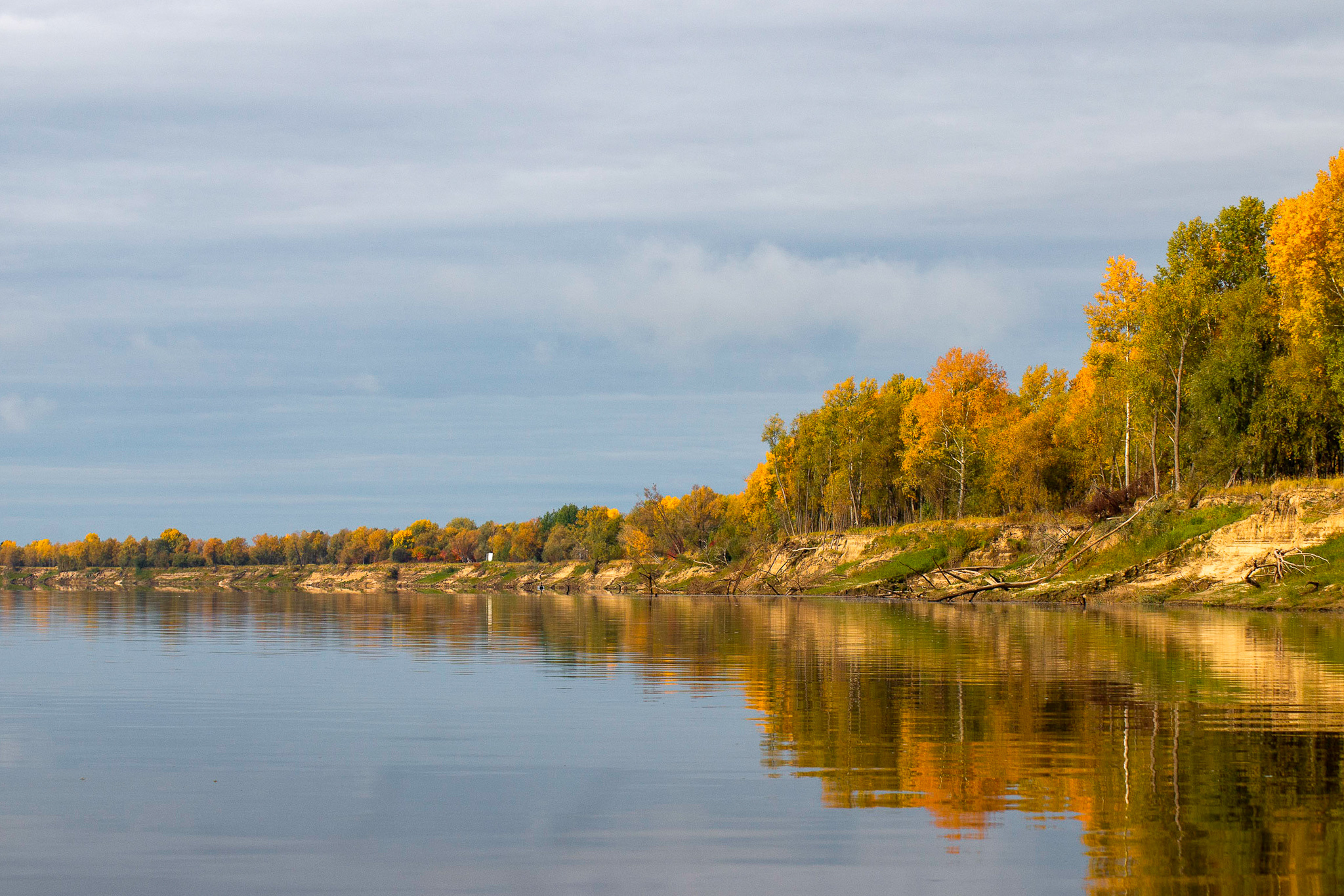 Осень на Иртыше - Моё, Осень, Пейзаж, Иртыш, Тобольск, Начинающий фотограф, Canon 70d, Длиннопост, Природа