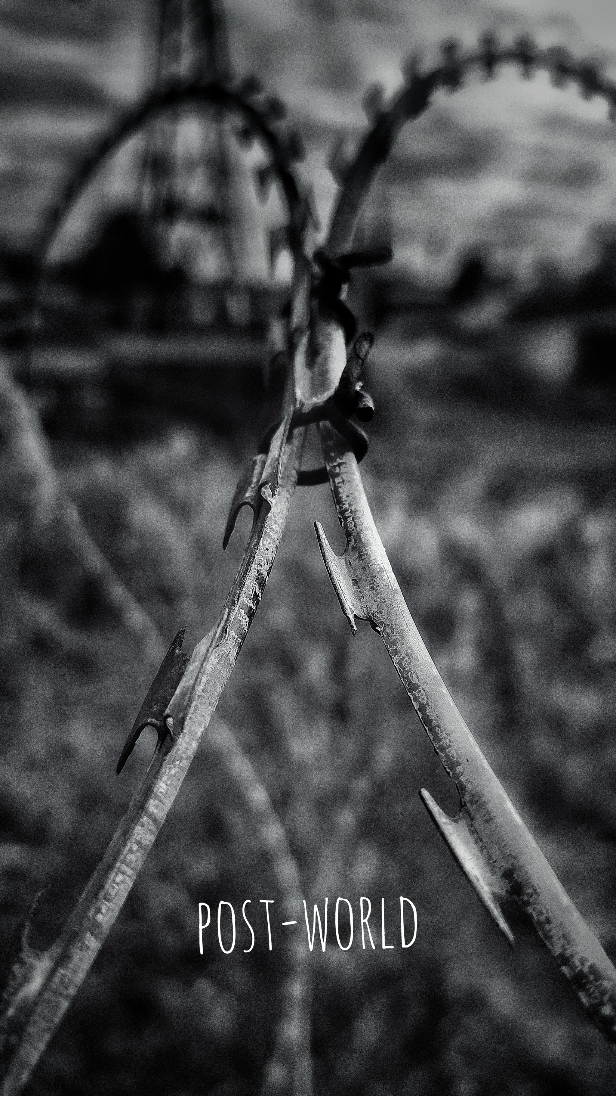 Postworld or a little gloom and hopelessness - My, The photo, Photo on sneaker, Black and white, Mood, Technics, Longpost